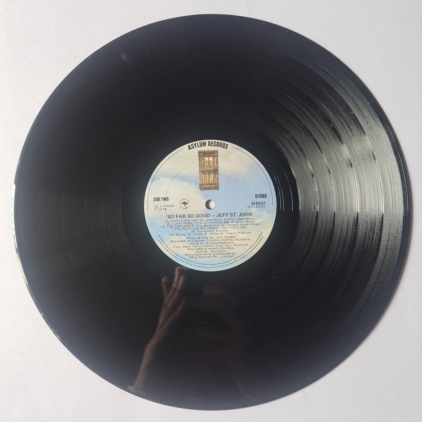 Jeff St John – So Far So Good - 1978 (Gatefold) - Vinyl Record