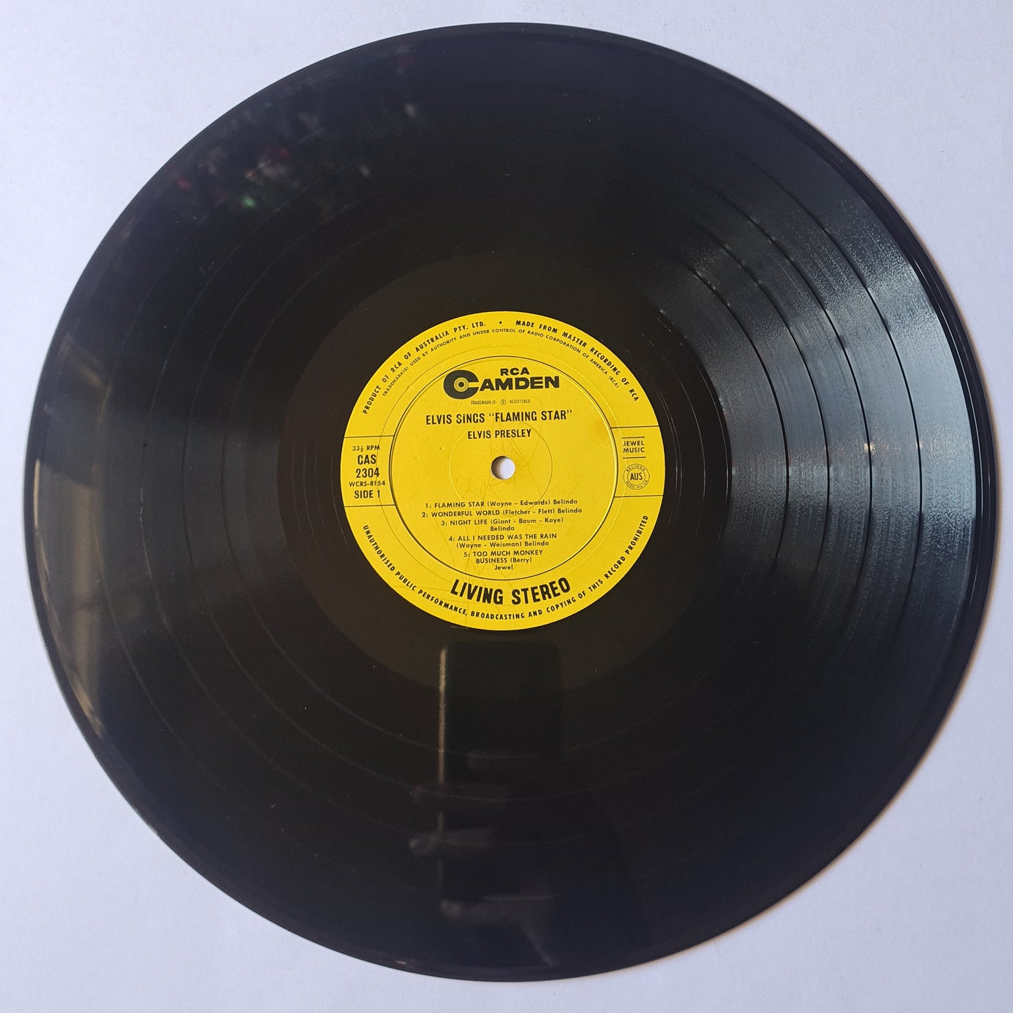 Elvis Presley – Sings Flaming Star - 1969 - Vinyl Record