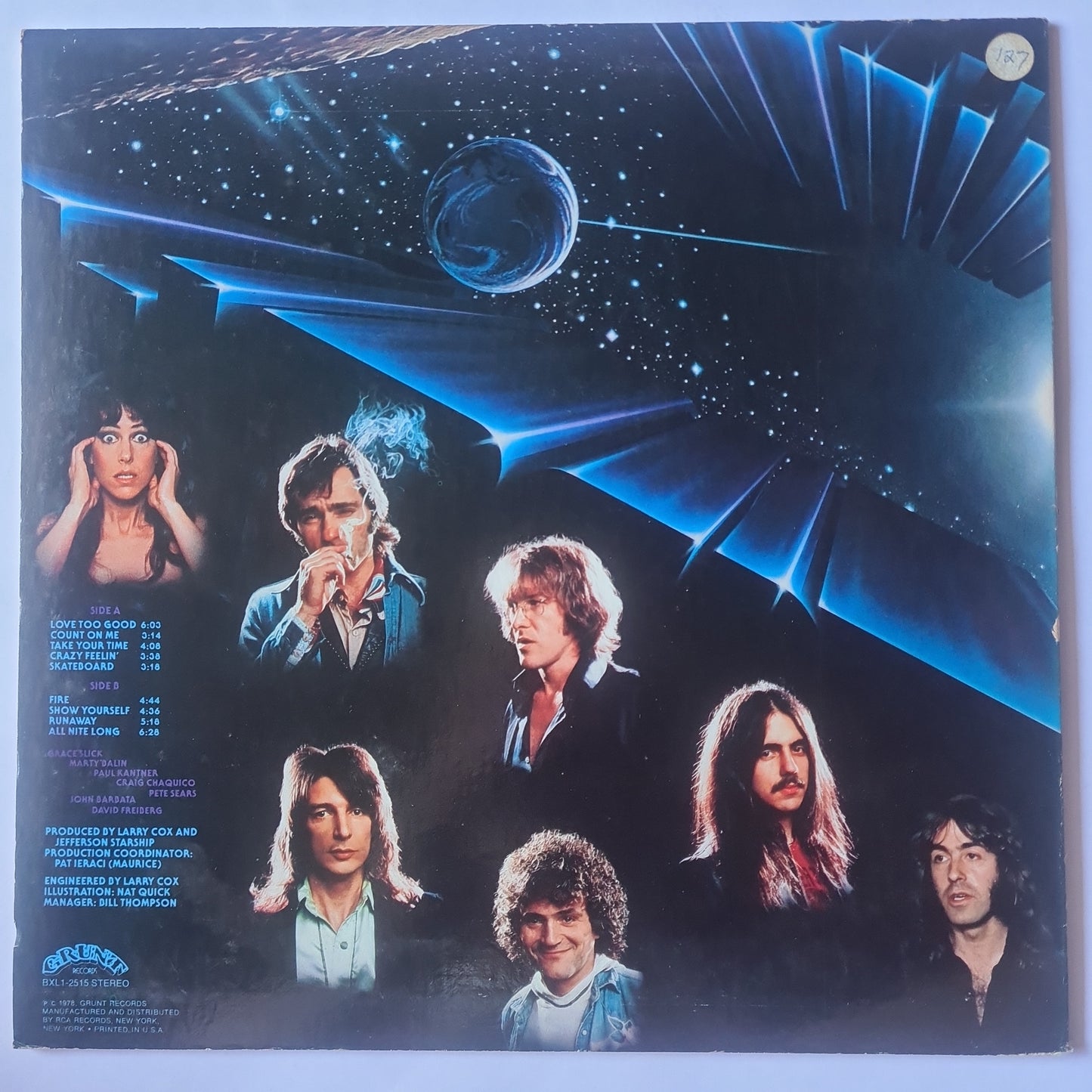 Jefferson Starship – Earth - 1978 - Vinyl Record