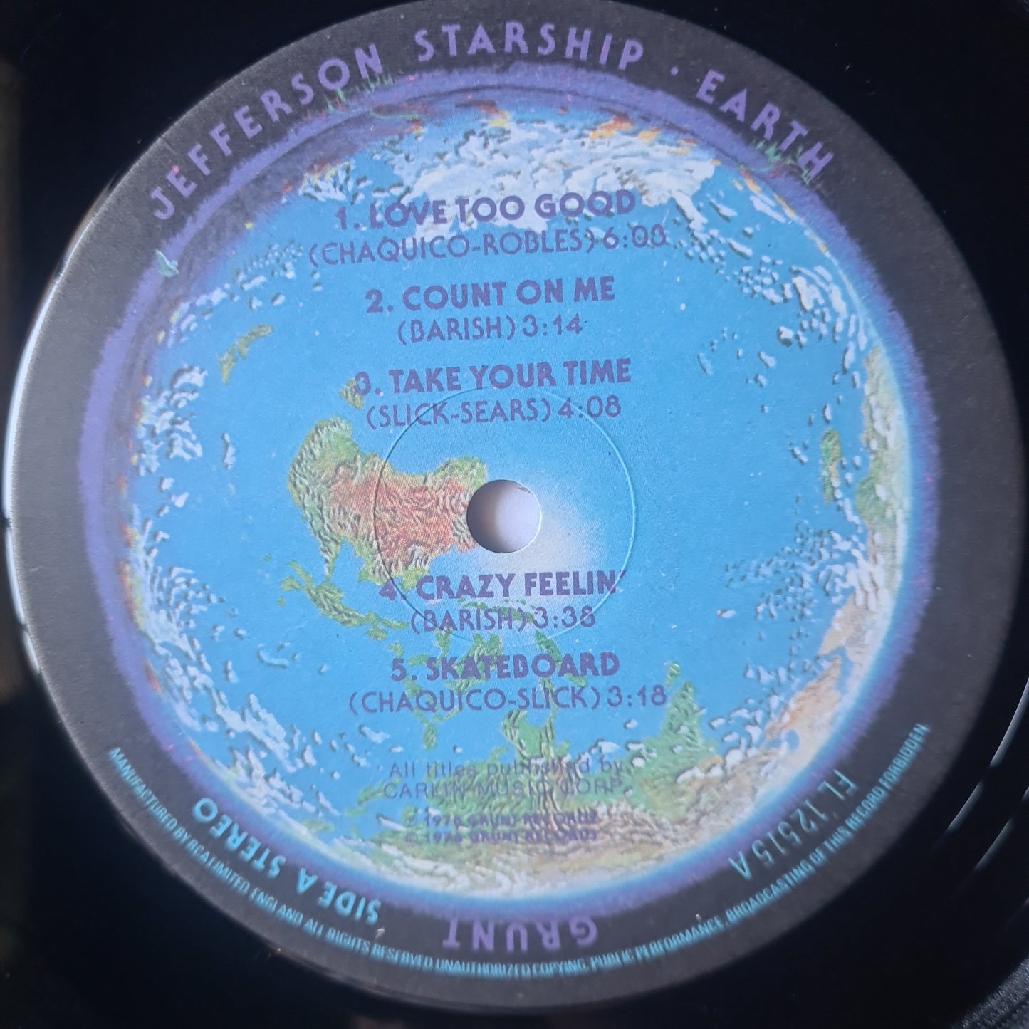 Jefferson Starship – Earth - 1978 - Vinyl Record