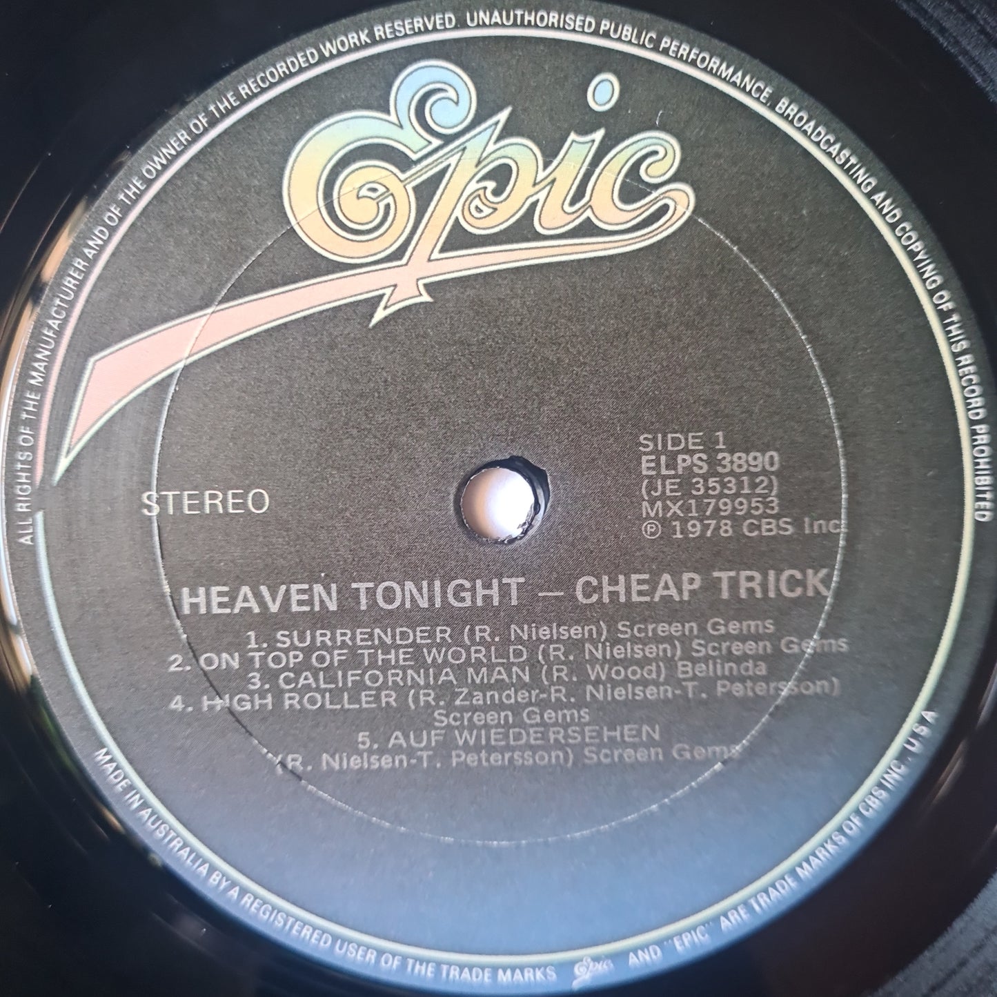 Cheap Trick – Heaven Tonight - 1978 - Vinyl Record