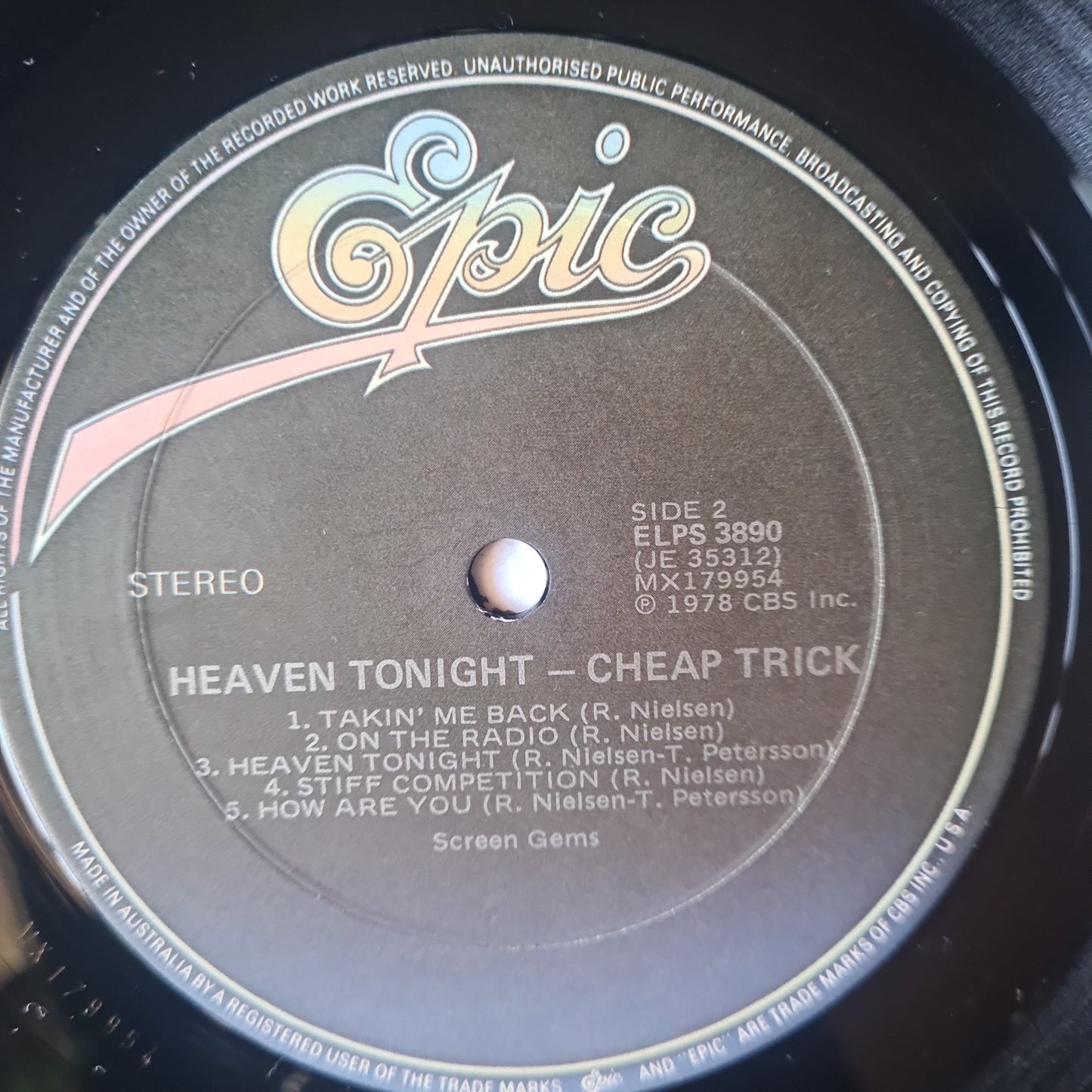 Cheap Trick – Heaven Tonight - 1978 - Vinyl Record