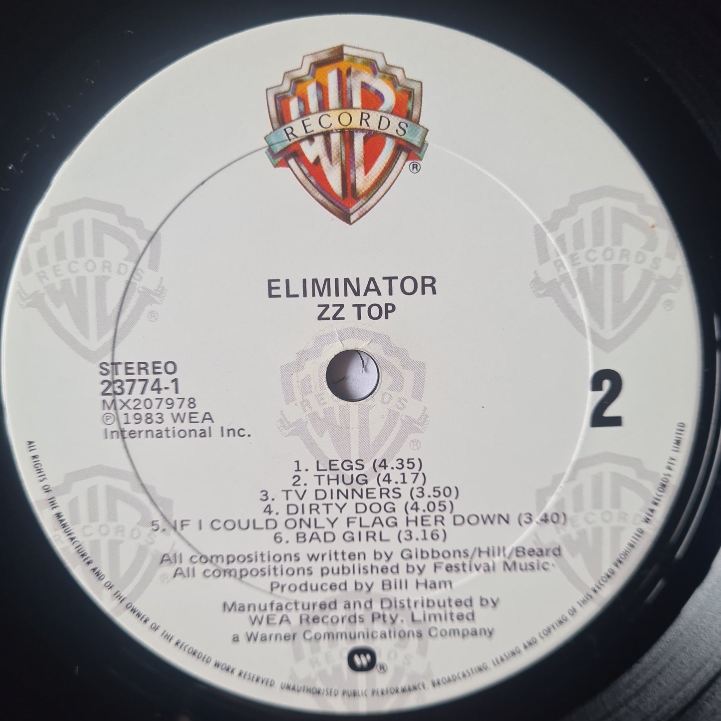 ZZ Top – Eliminator - 1983 - Vinyl Record