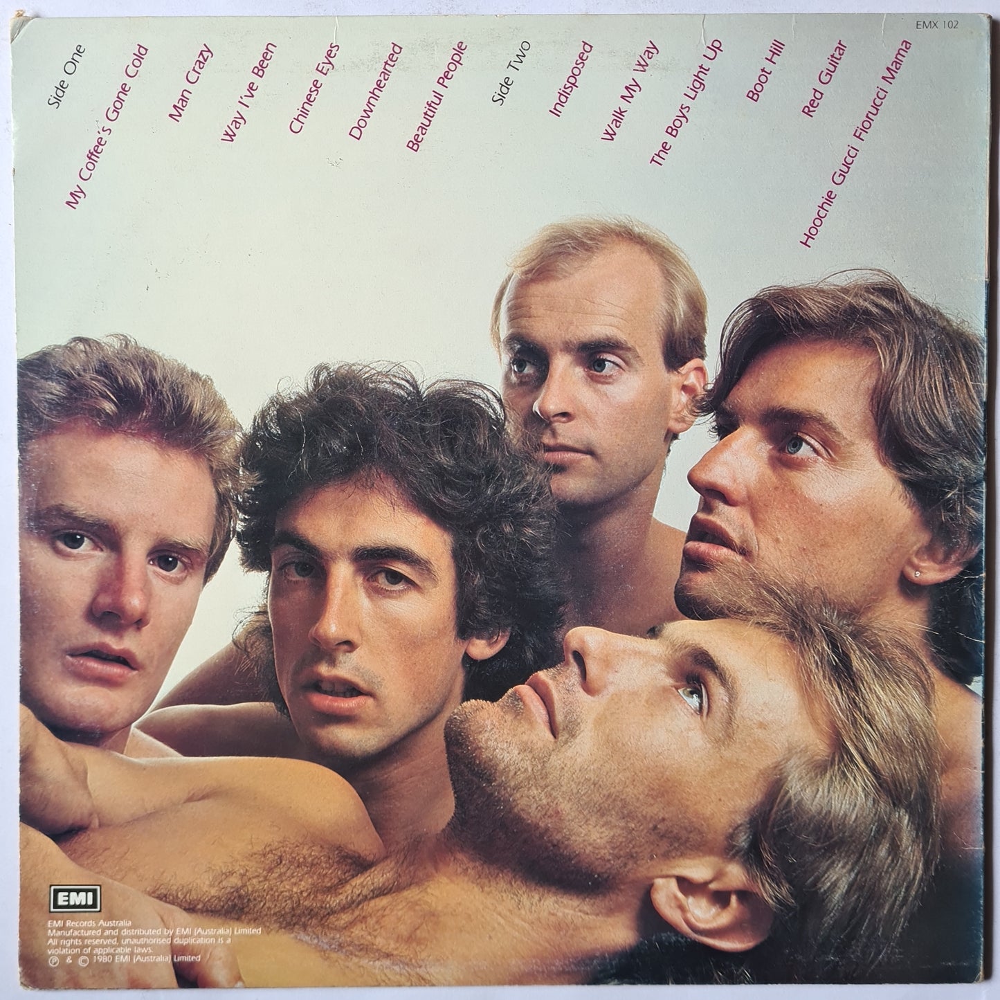 Australian Crawl – The Boys Light Up - 1980 - Vinyl Record