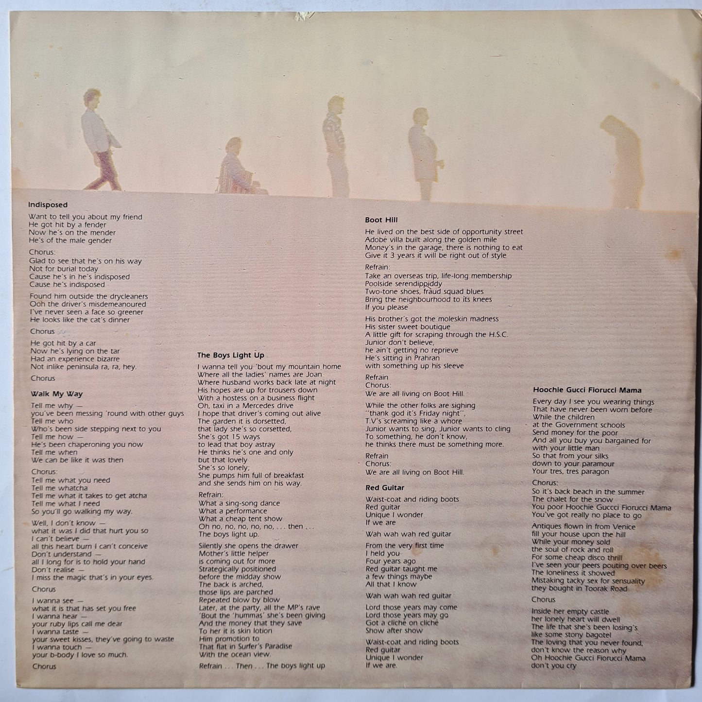 Australian Crawl – The Boys Light Up - 1980 - Vinyl Record