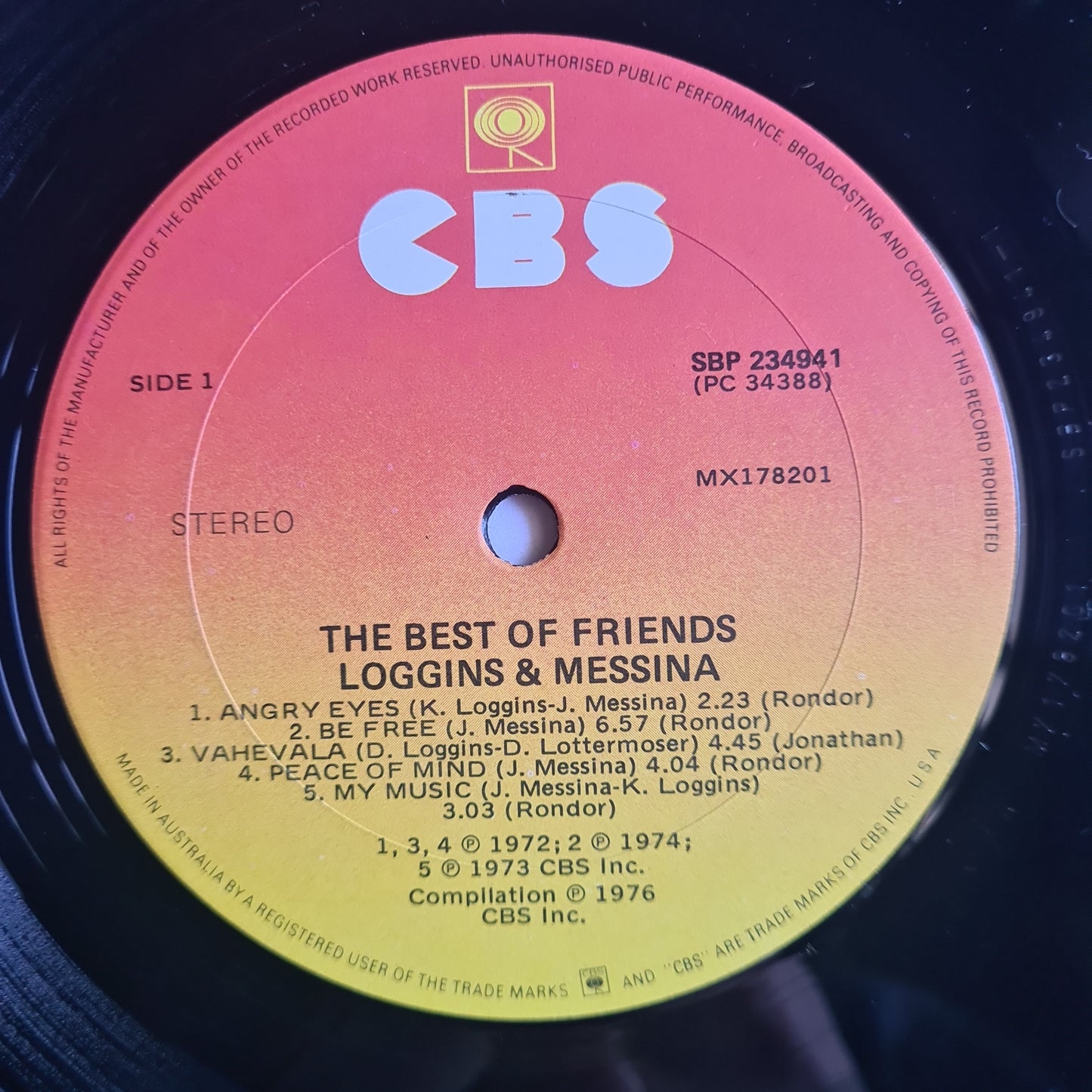 Loggins & Messina – The Best Of Friends (Greatest Hits) - 1976 - Vinyl Record