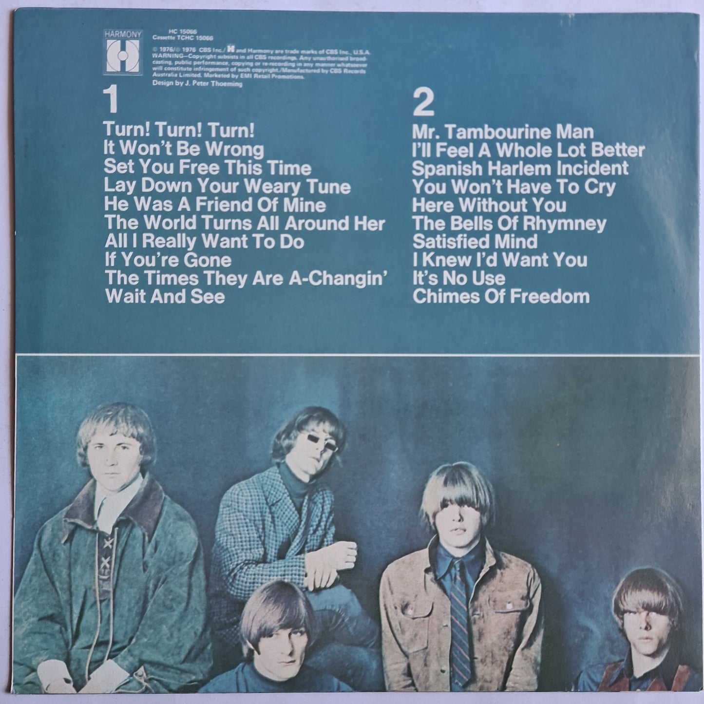 The Byrds – The Best Of The Byrds- 1976 - Vinyl Record