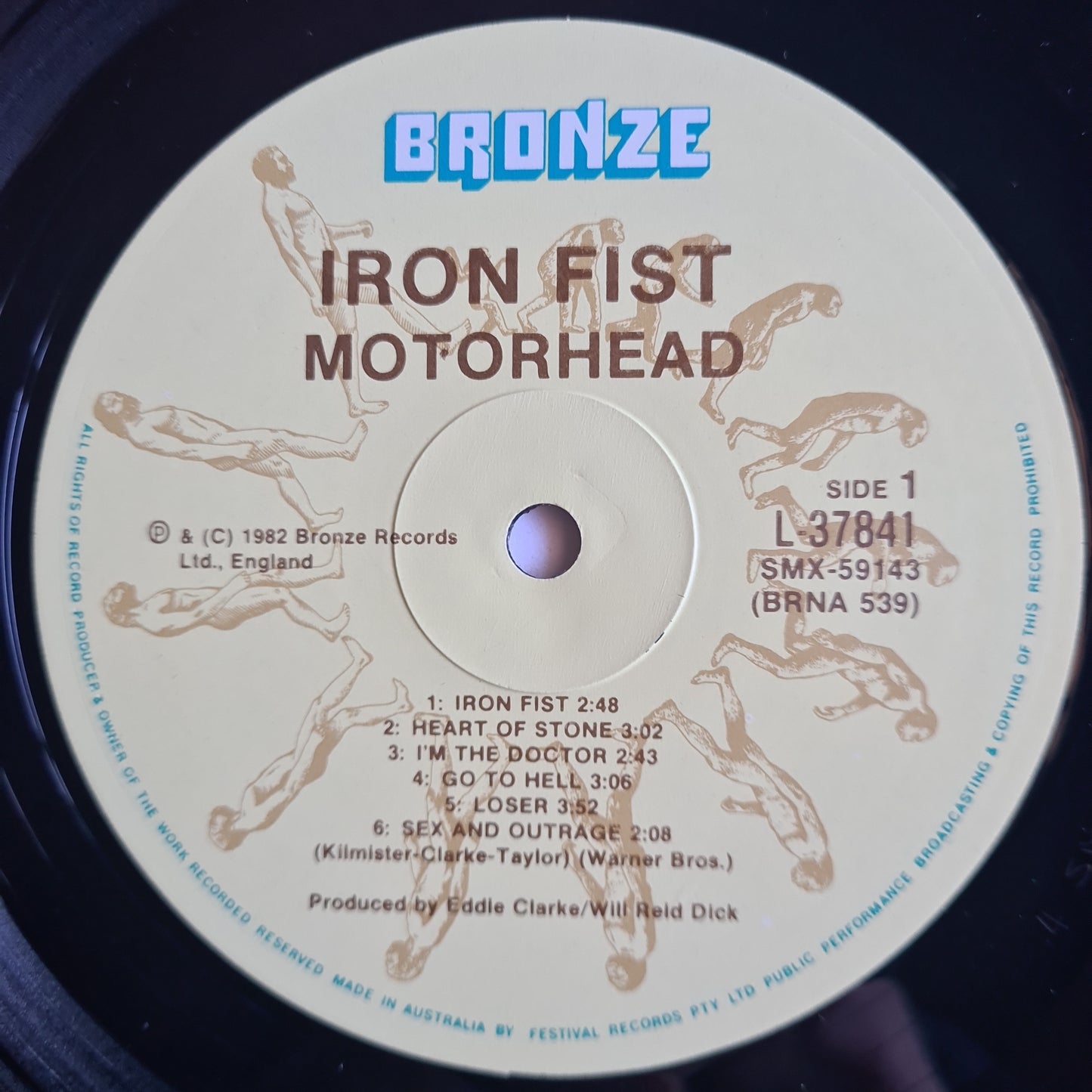 Motörhead – Iron Fist - 1982 - Vinyl Record