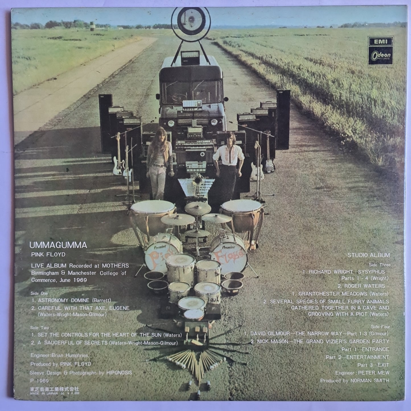 Pink Floyd – Ummagumma - 1970 (2LP Gatefold Japanese Pressing) - Vinyl Record