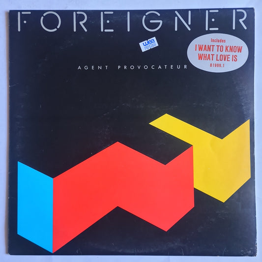 Foreigner – Agent Provocateur - 1984 - Vinyl Record