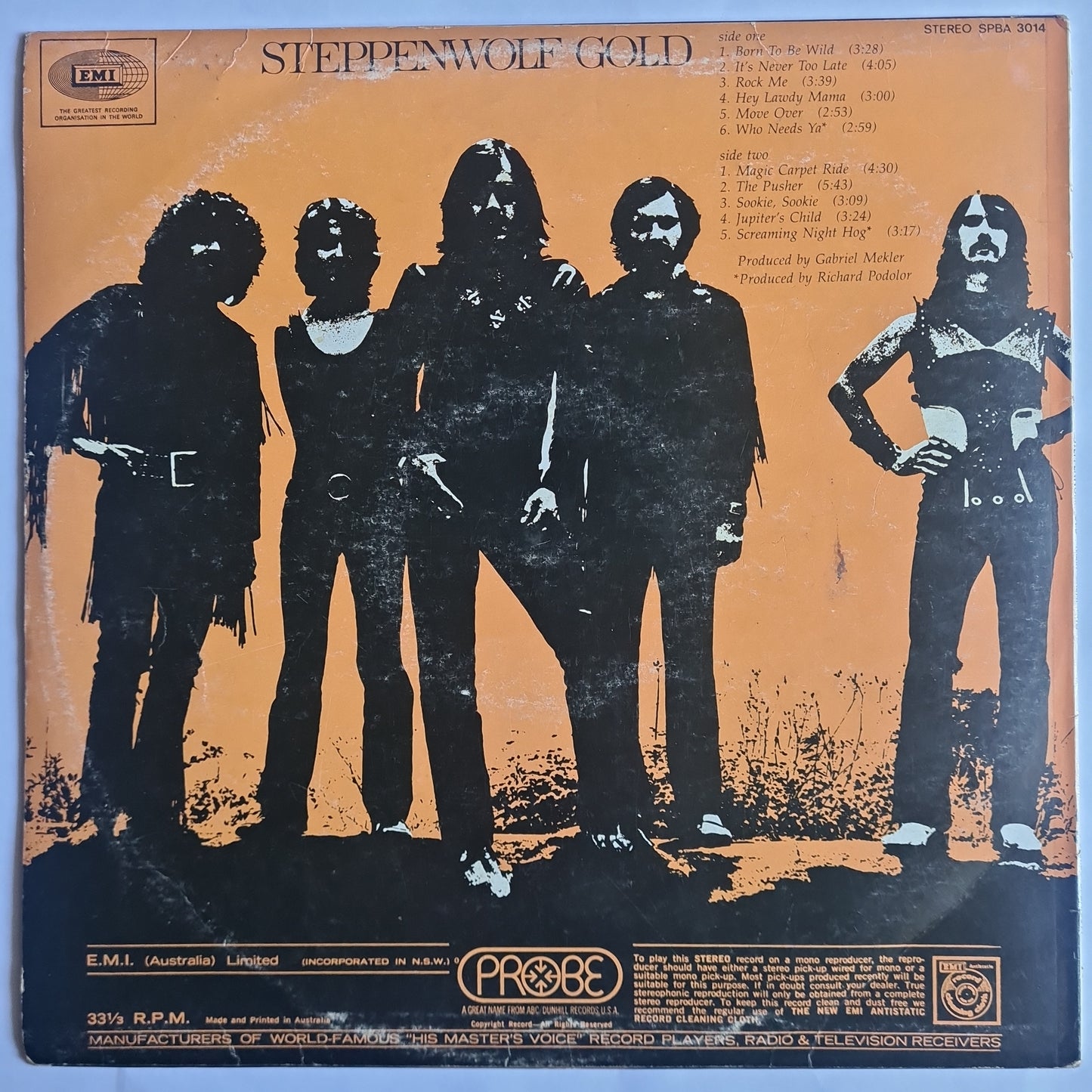Steppenwolf – Steppenwolf Gold: Their Greatest Hits - 1971 - Vinyl Record
