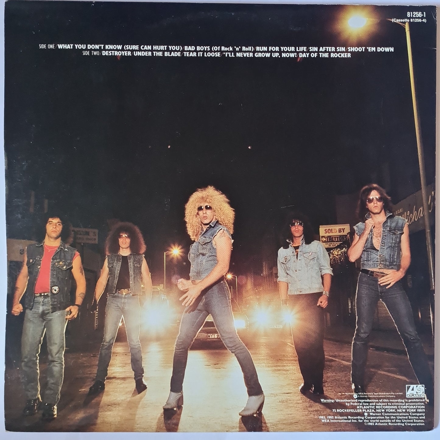 Twisted Sister – Under The Blade - 1985 - Vinyl Record