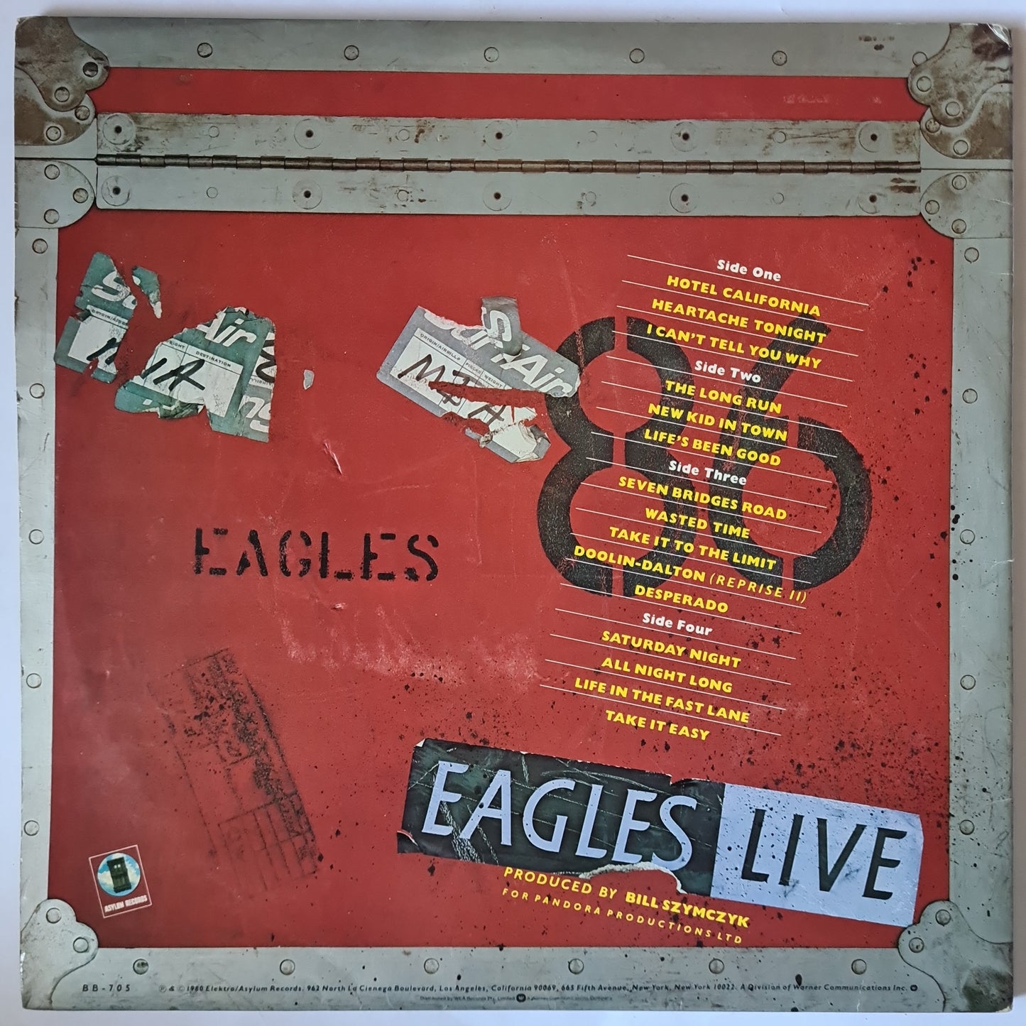 The Eagles – Eagles Live - 1980 (2LP Gatefold) with poster