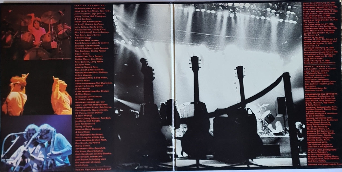 The Eagles – Eagles Live - 1980 (2LP Gatefold) with poster