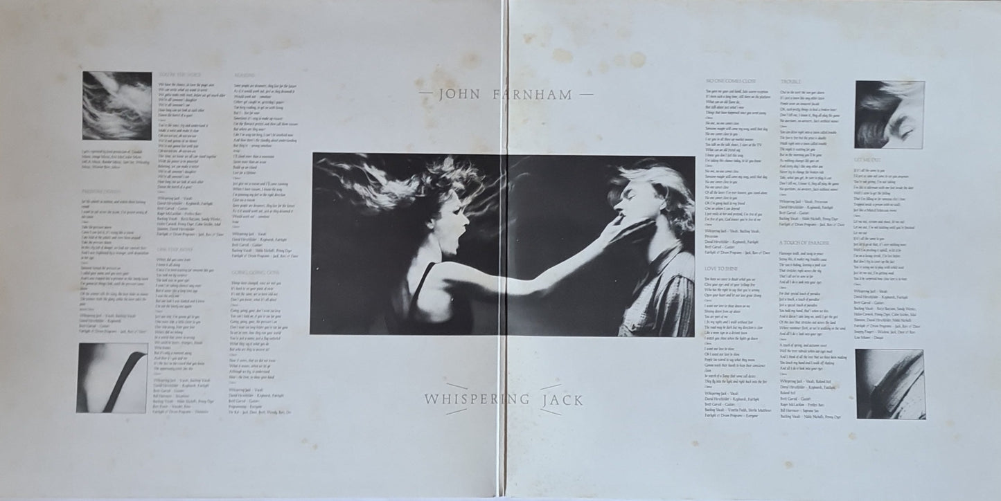John Farnham – Whispering Jack - 1986 (Gatefold) - Vinyl Record