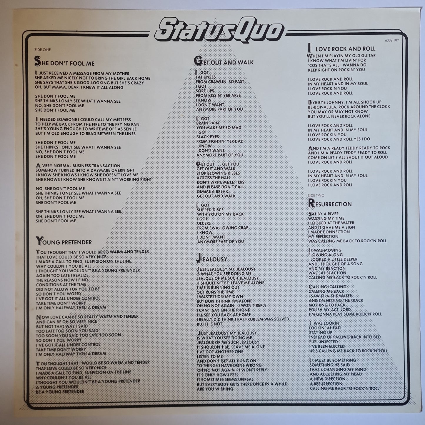 Status Quo – 1+9+8+2= X - 1982 - Vinyl Record