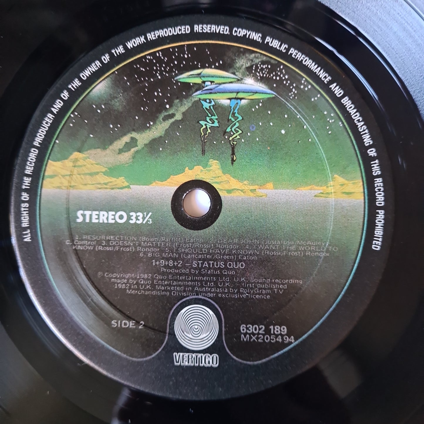 Status Quo – 1+9+8+2= X - 1982 - Vinyl Record