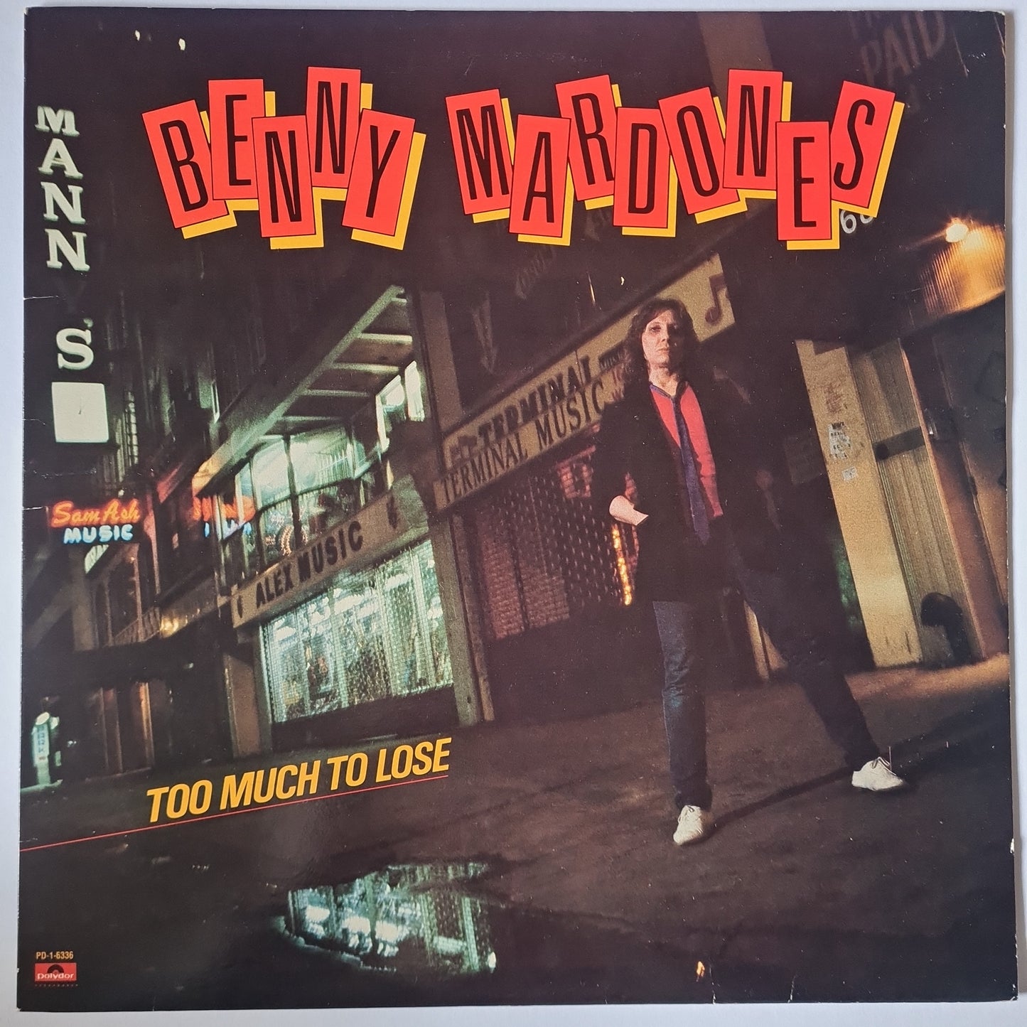 Benny Mardones – Too Much To Lose - 1981 - Vinyl Record