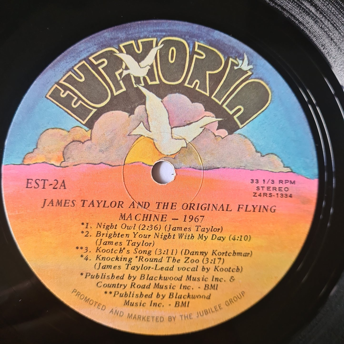 James Taylor – James Taylor & The Flying Machine - 1967 (70's Pressing) - Vinyl Record