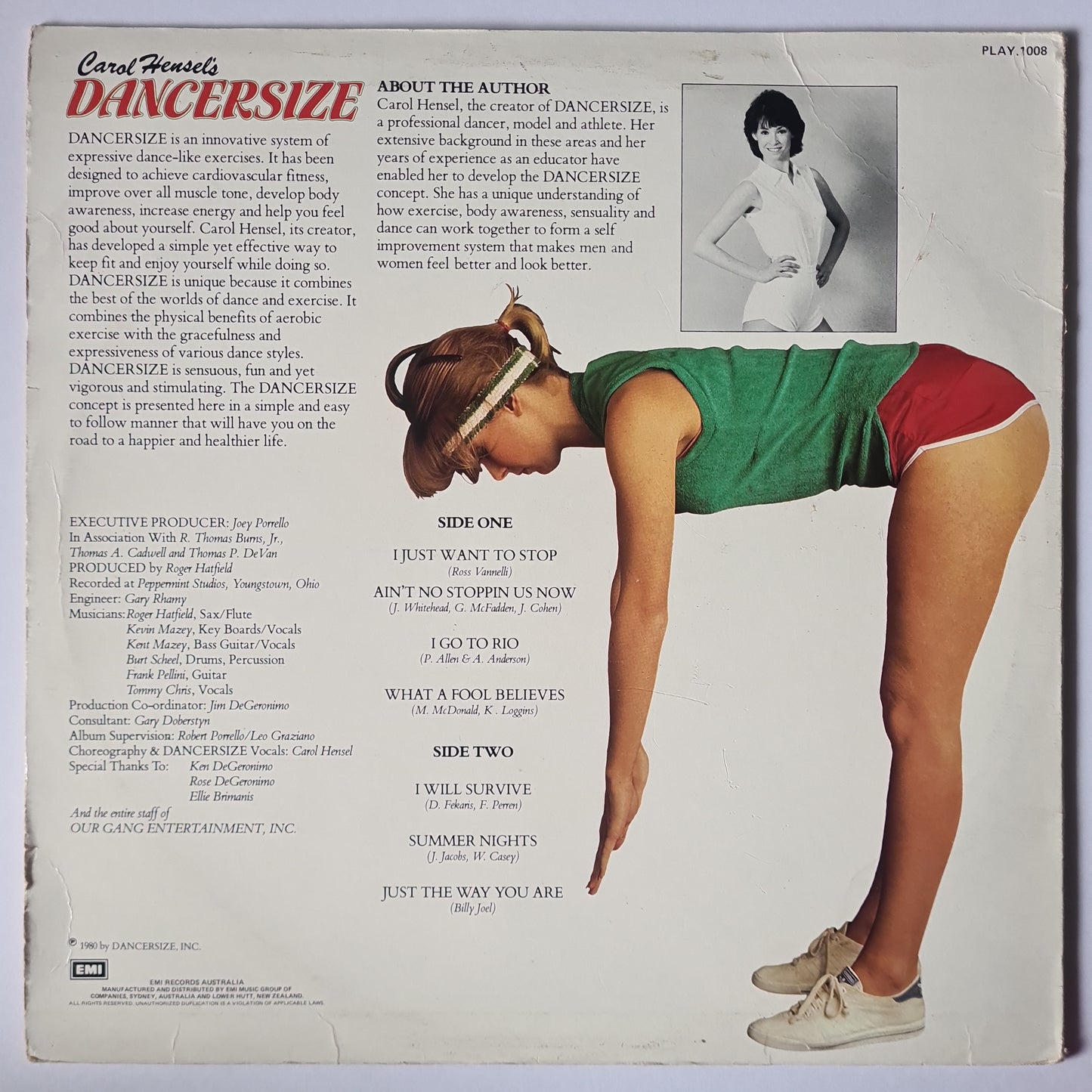 Various Artists/Hits album - Carol Hensel's Dancersize- 1981 - Vinyl Record