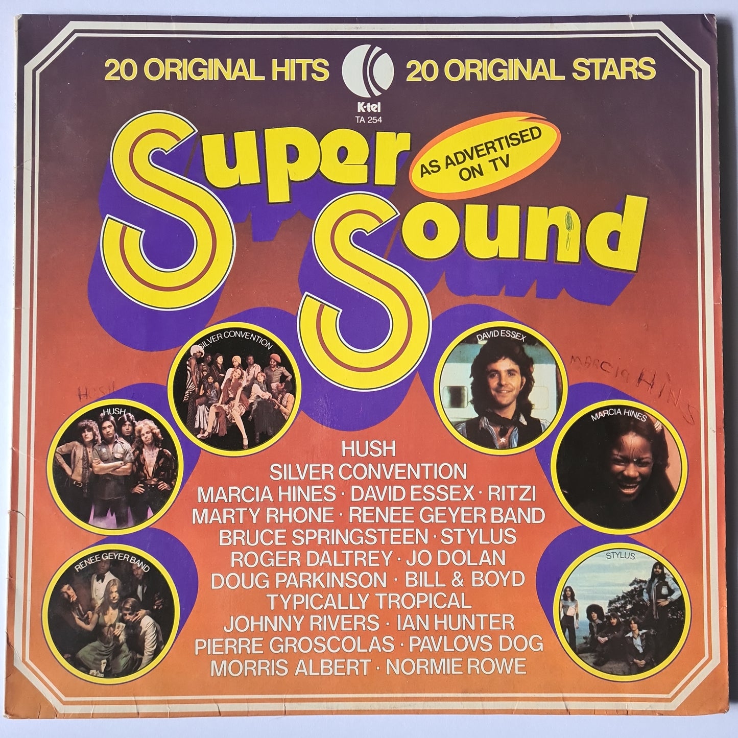 Various Artists/Hits album - Super Sound - 1976 - Vinyl Record