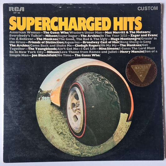 Various Artists/Hits album - Supercharged Hits - 1970 - Vinyl Record