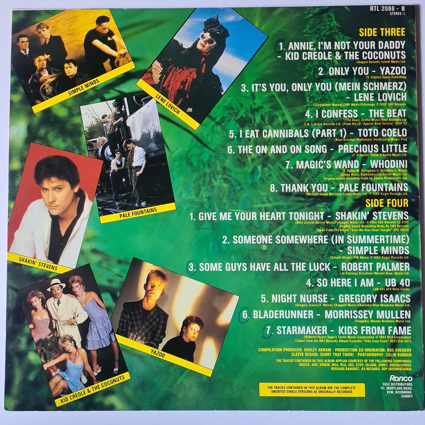 Various Artists/Hits album - Raiders Of The Pop Charts - Part 2 - 1982 - Vinyl Record