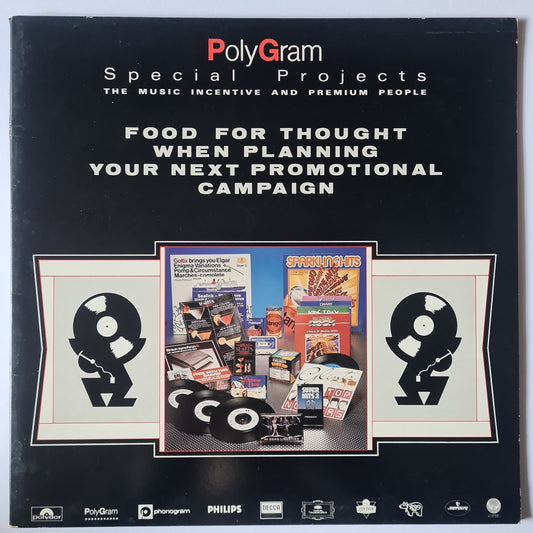 Various Artists/Hits album - Polygram Special Projects: Food For Thought - 1984 - Vinyl Record