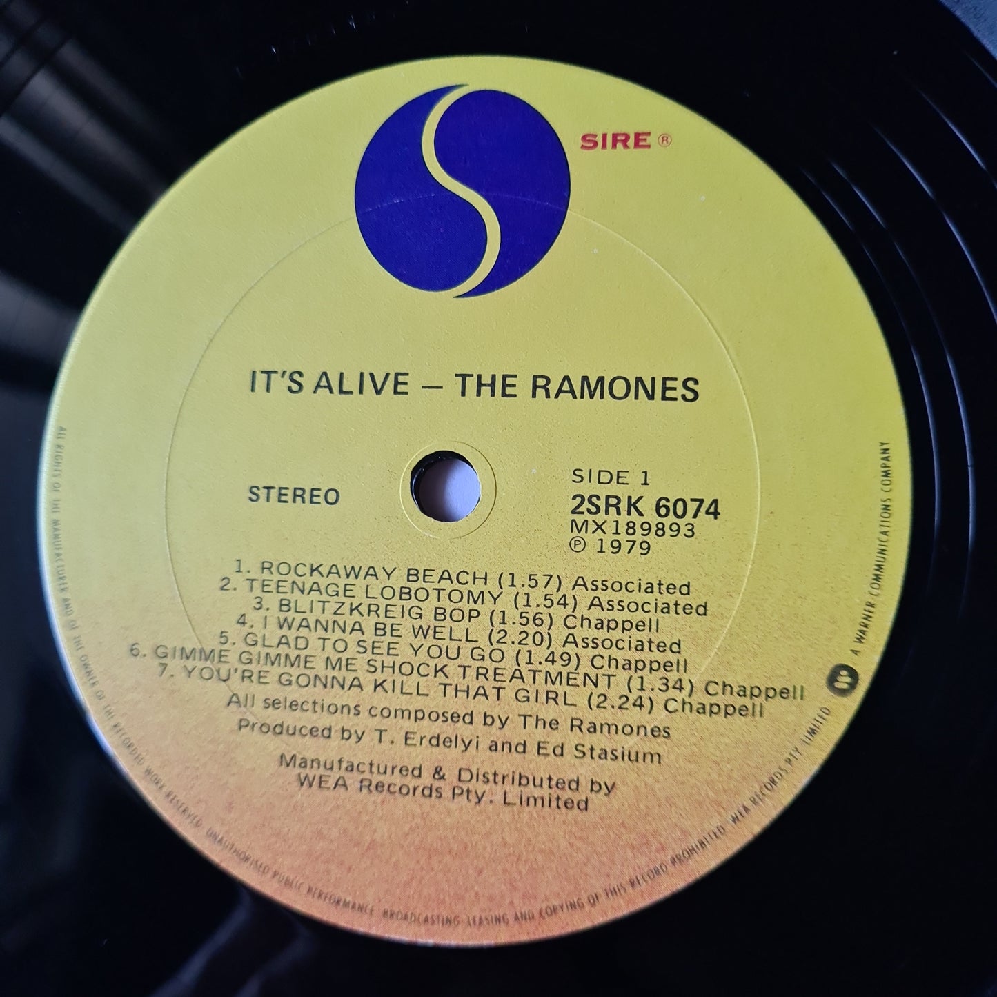 Ramones – It's Alive - 1979 (2LP Gatefold)