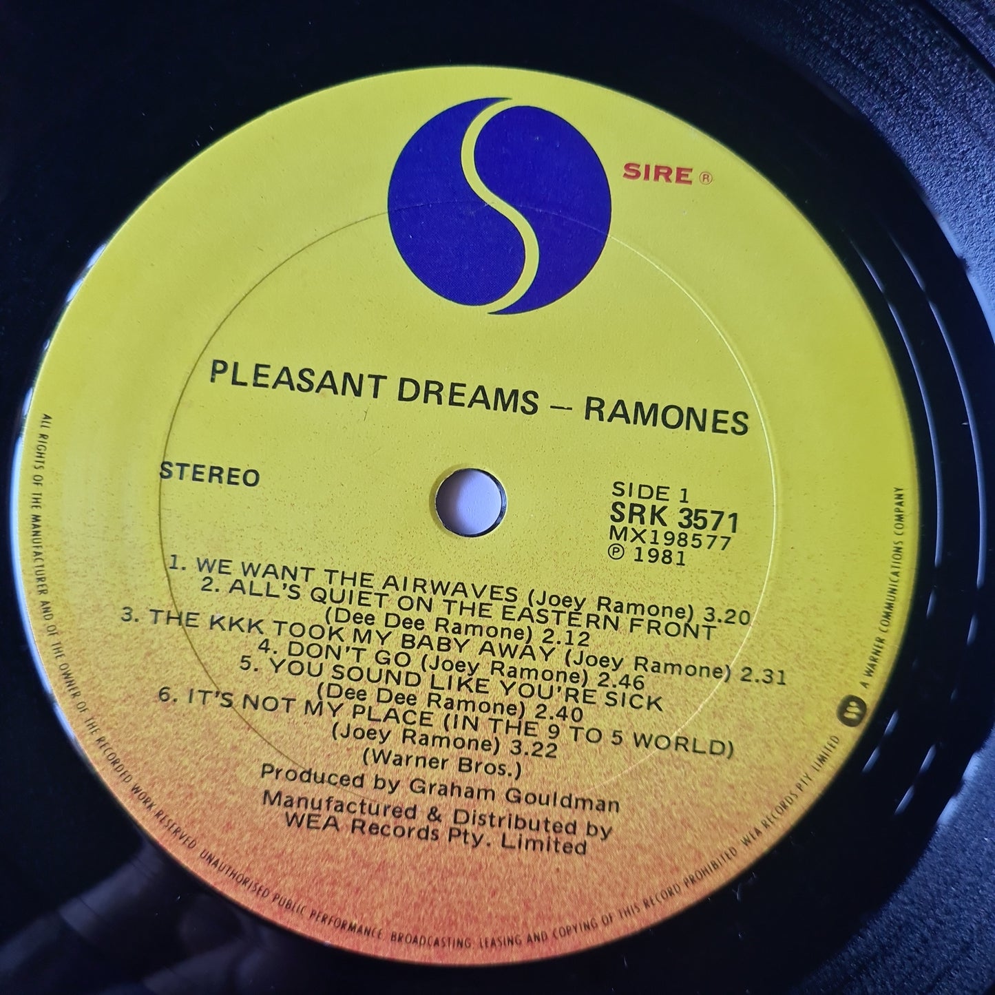 Ramones – Pleasant Dreams - 1981