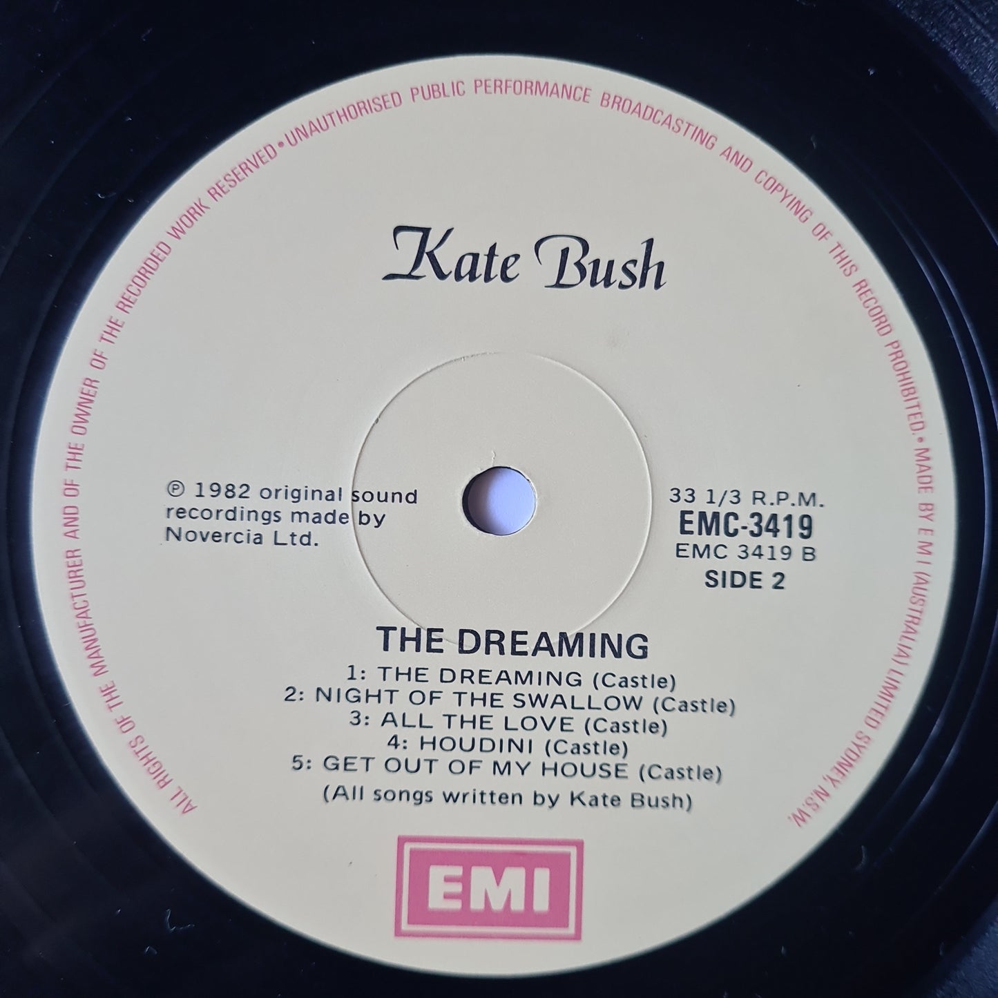 Kate Bush – The Dreaming - 1982 - Vinyl Record