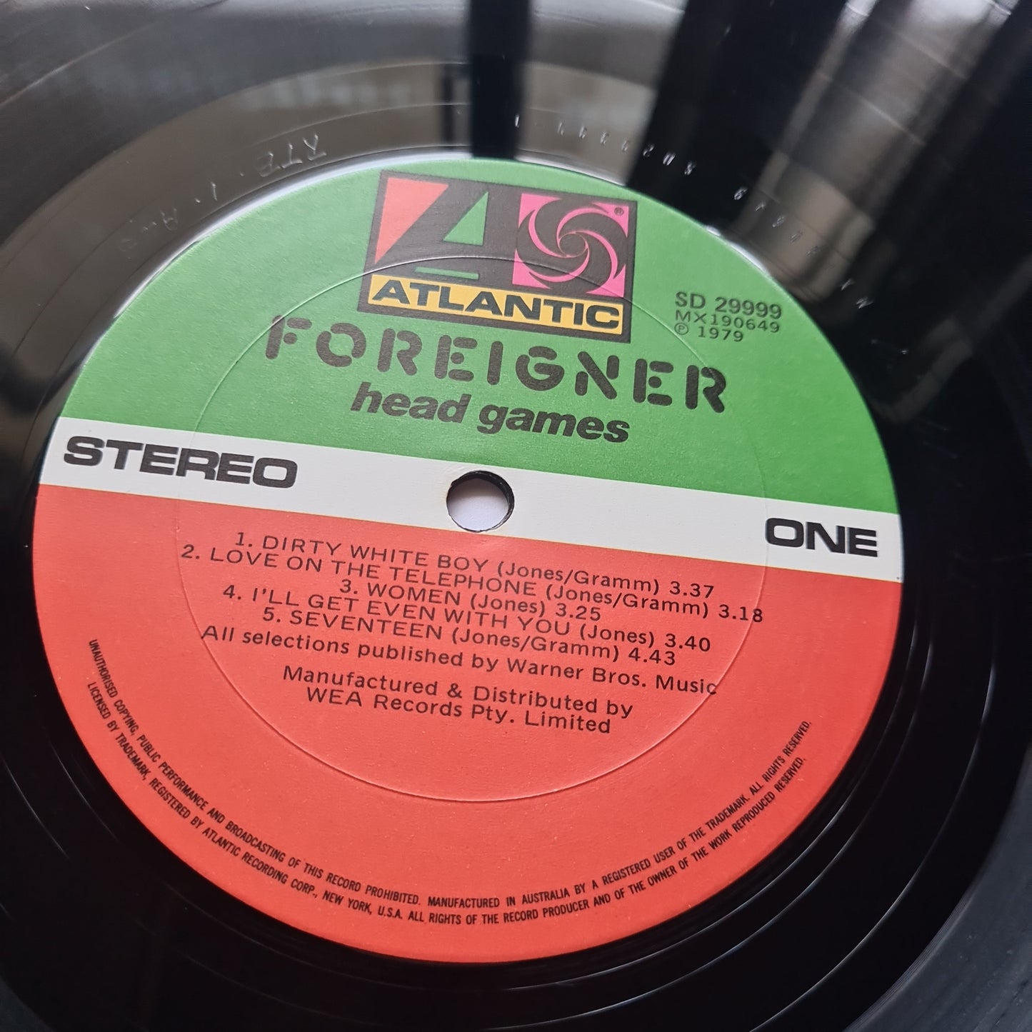 Foreigner – Head Games - 1979 - Vinyl Record