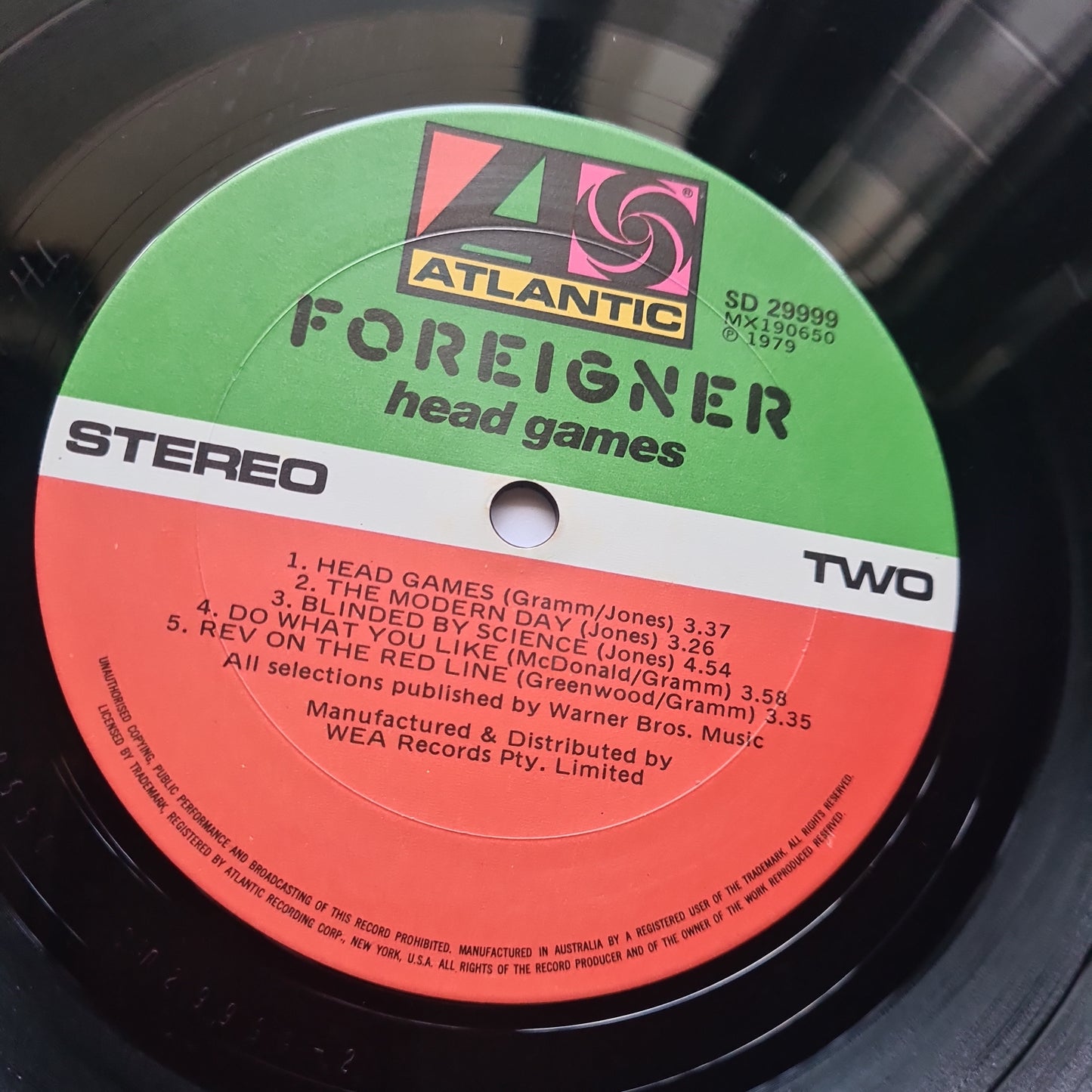 Foreigner – Head Games - 1979 - Vinyl Record