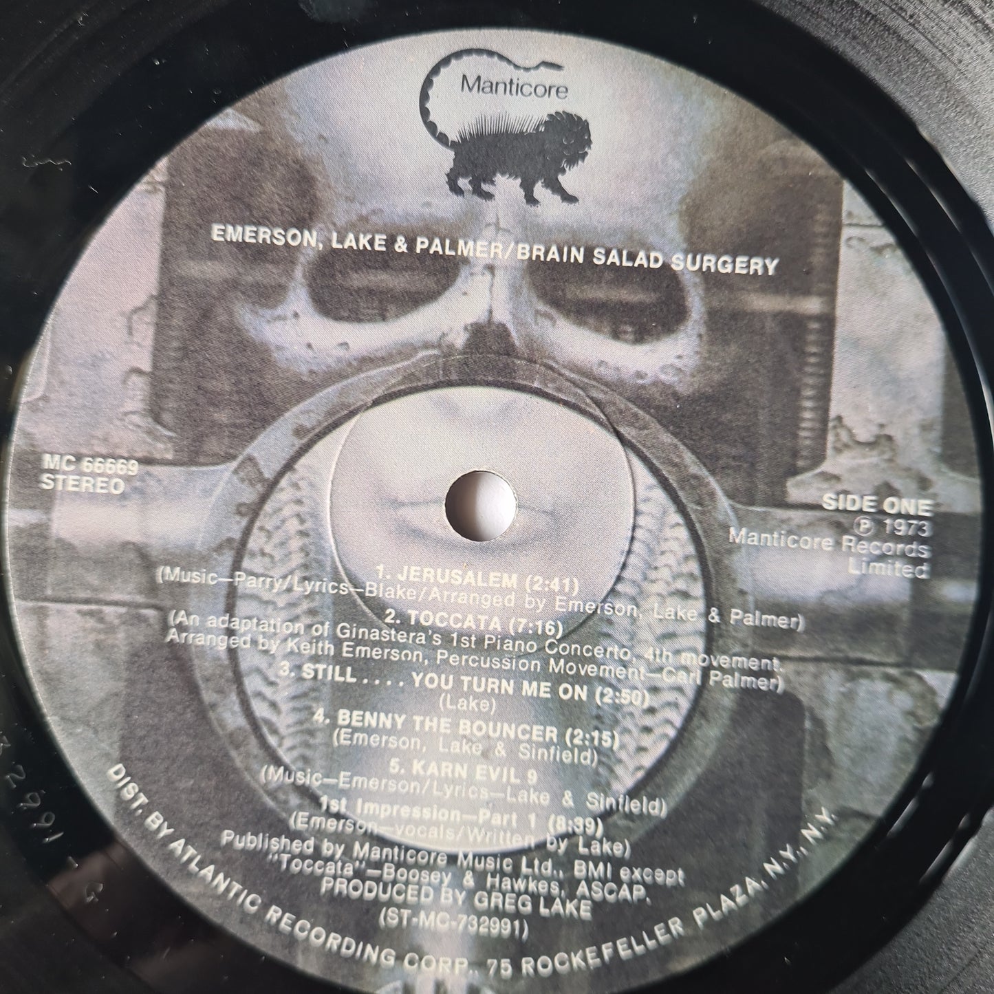 Emerson Lake & Palmer – Brain Salad Surgery - 1973 - Vinyl Record