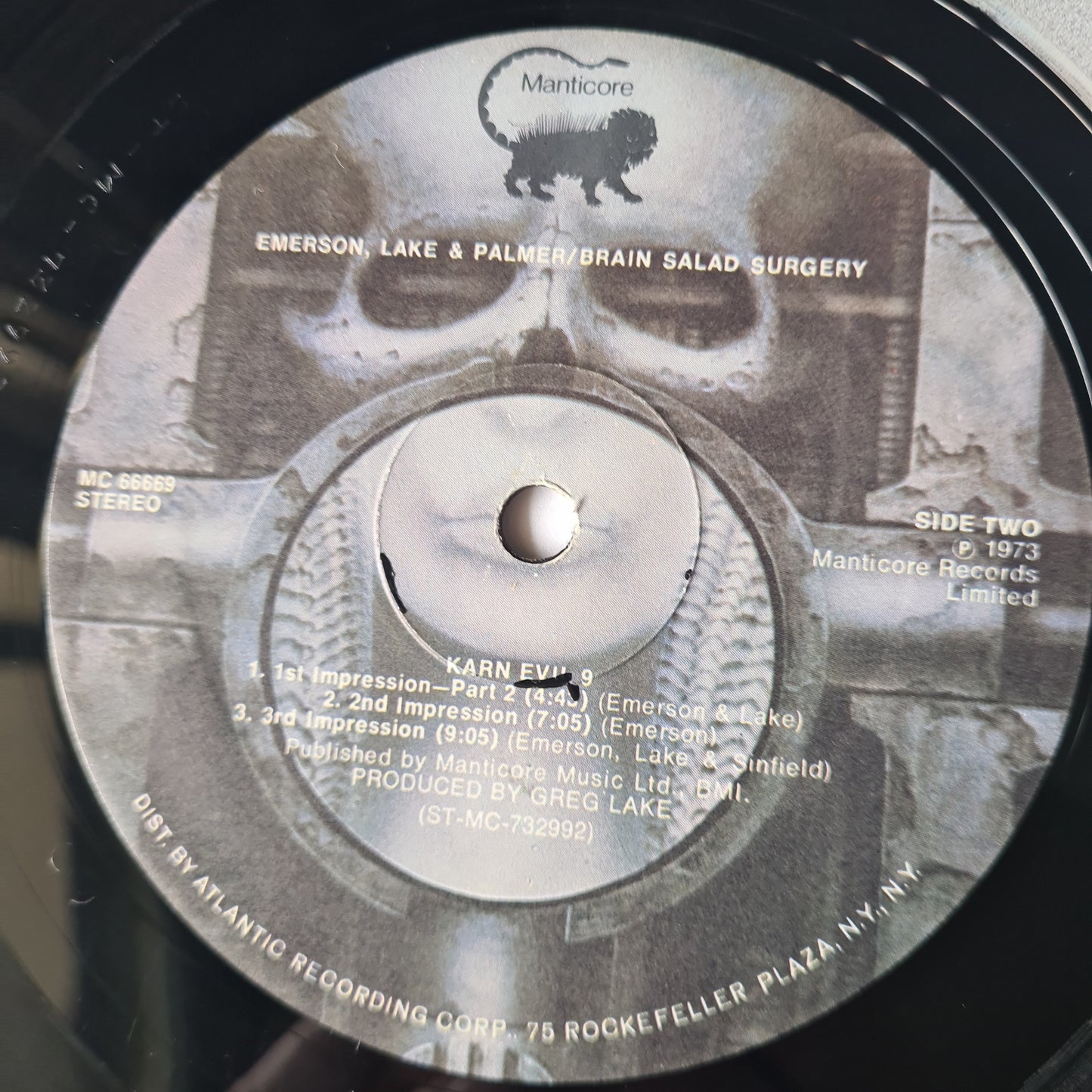 Emerson Lake & Palmer – Brain Salad Surgery - 1973 - Vinyl Record