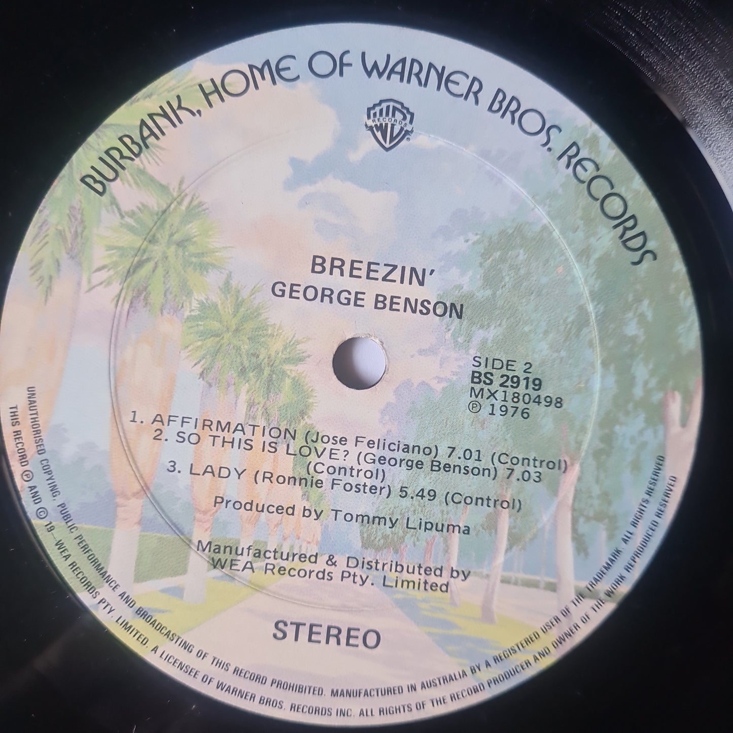 George Benson – Breezin' - 1976 - Vinyl Record