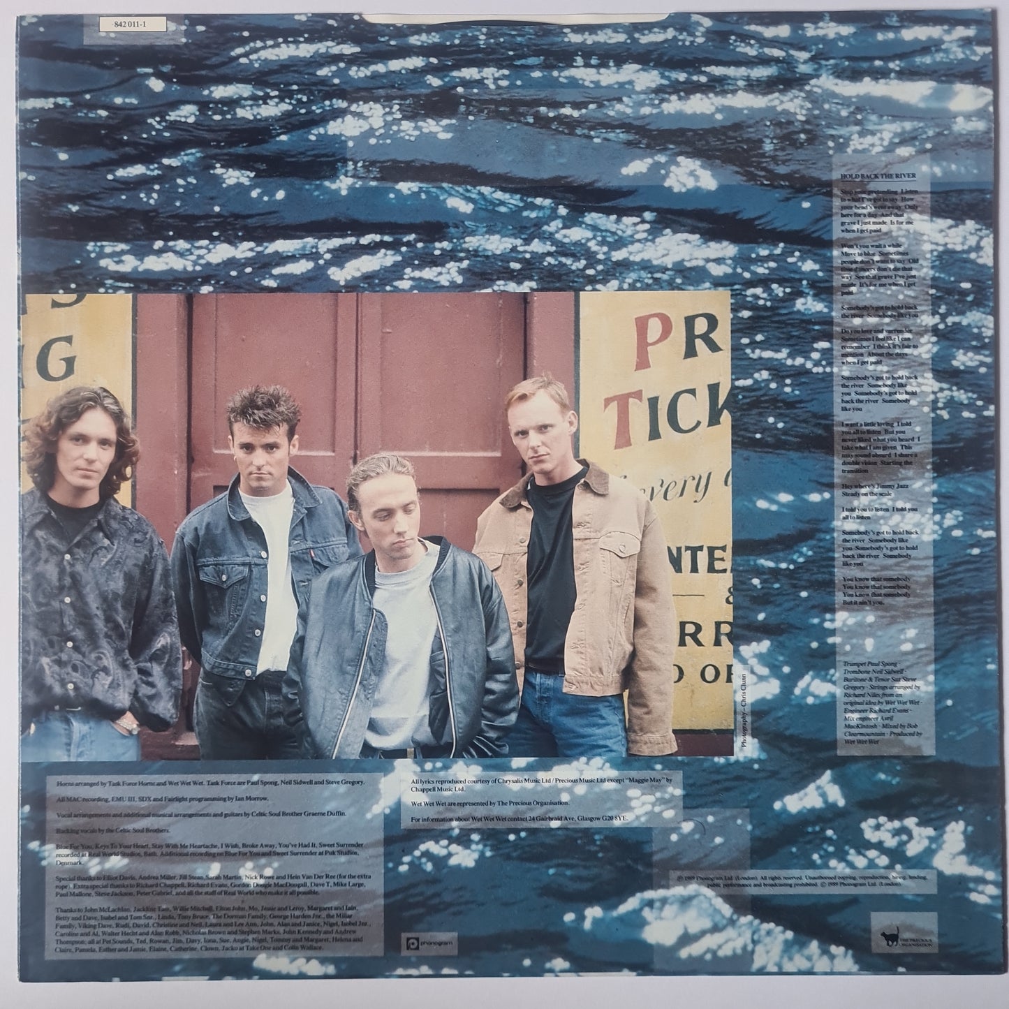 Wet Wet Wet – Holding Back The River - 1989 - Vinyl Record