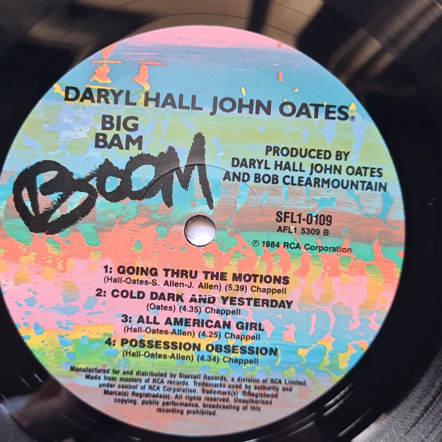 Hall & Oates – Big Bam Boom! - 1984 (Gatefold) - Vinyl Record