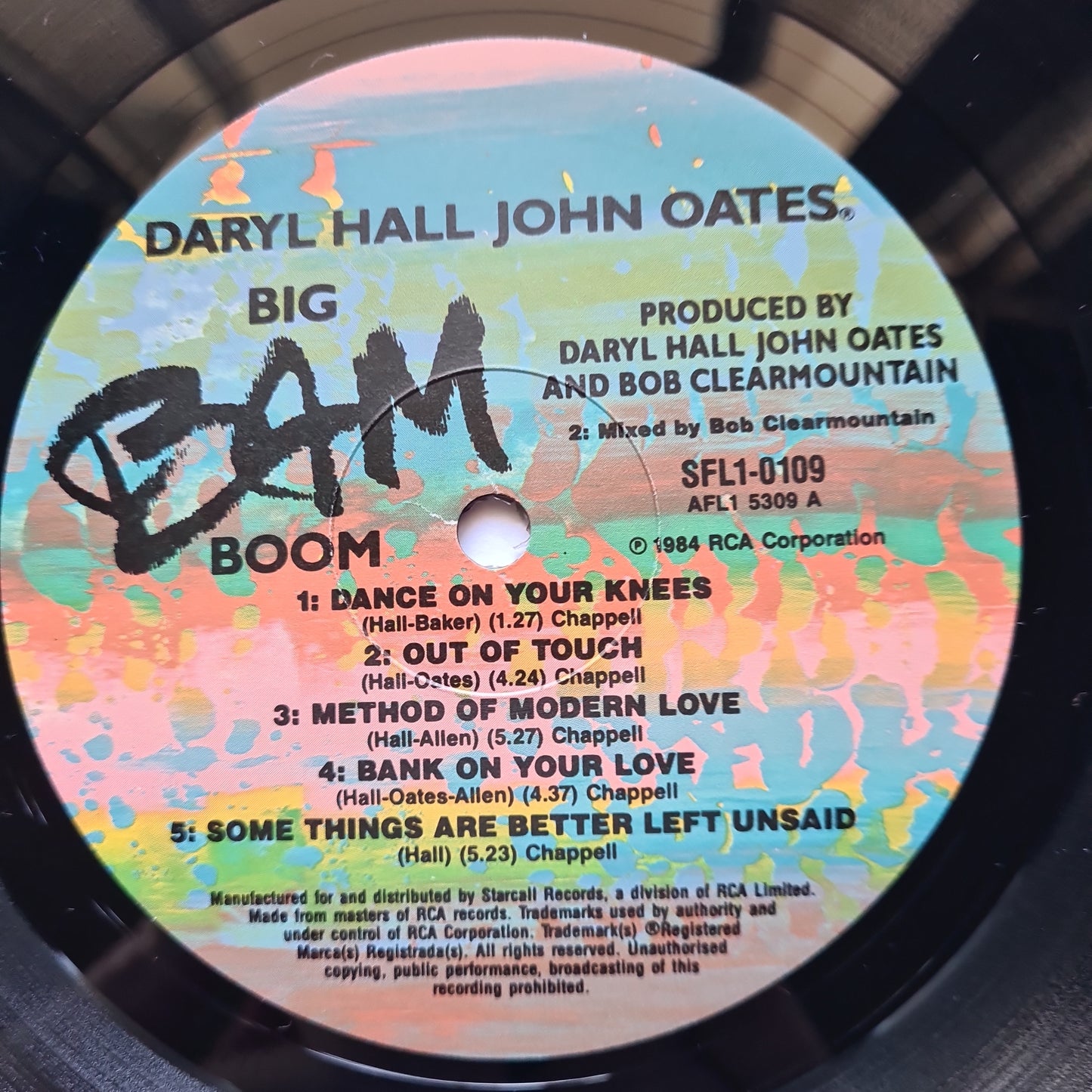 Hall & Oates – Big Bam Boom! - 1984 (Gatefold) - Vinyl Record