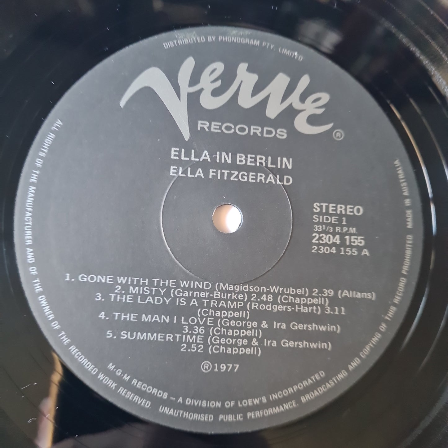 Ella Fitzgerald – Ella In Berlin - 1977 Pressing - Vinyl Record