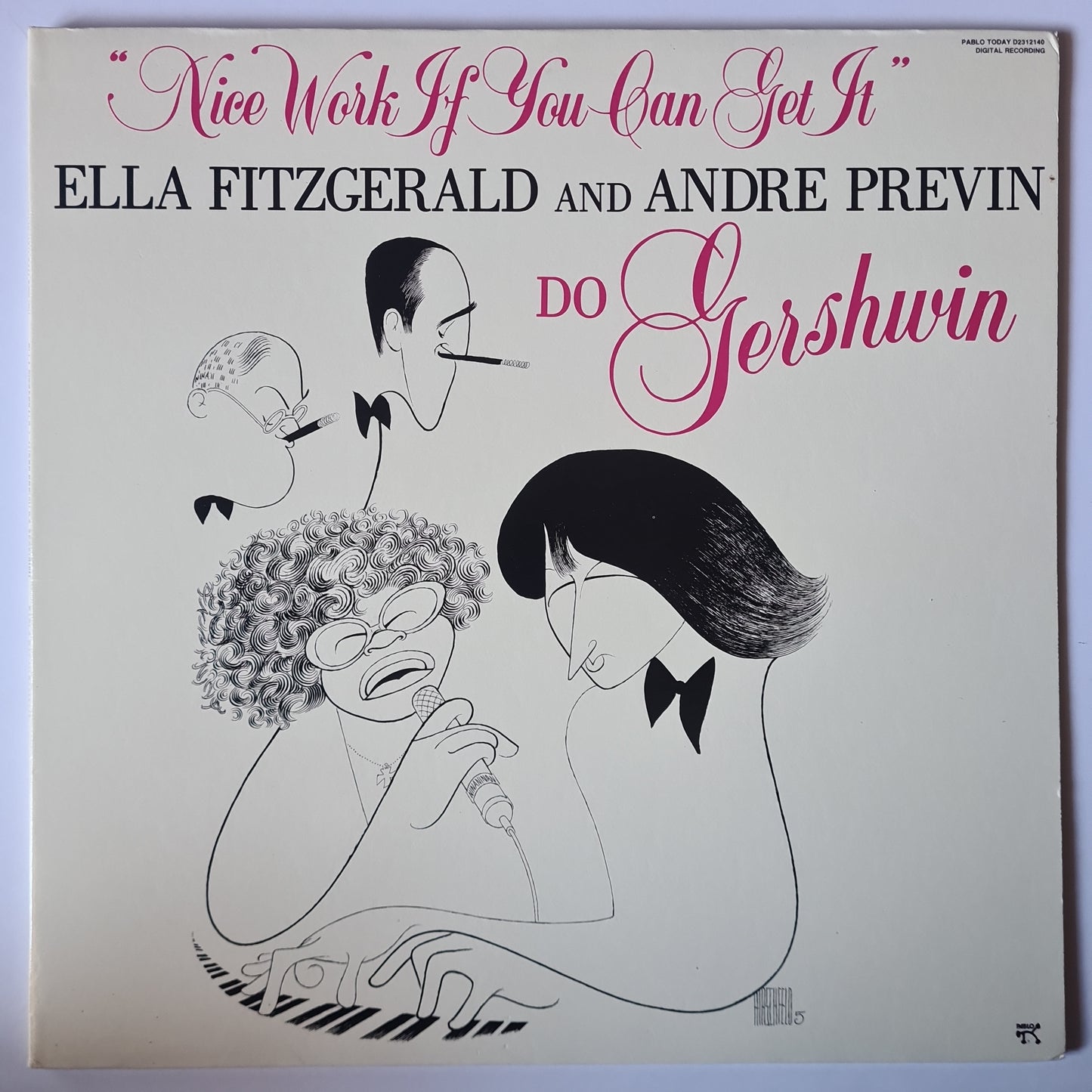 Ella Fitzgerald & Andre Previn – Nice Work If You Can Get It - Ella Fitzgerald And Andre Previn Do Gershwin - 1983 Pressing - Vinyl Record
