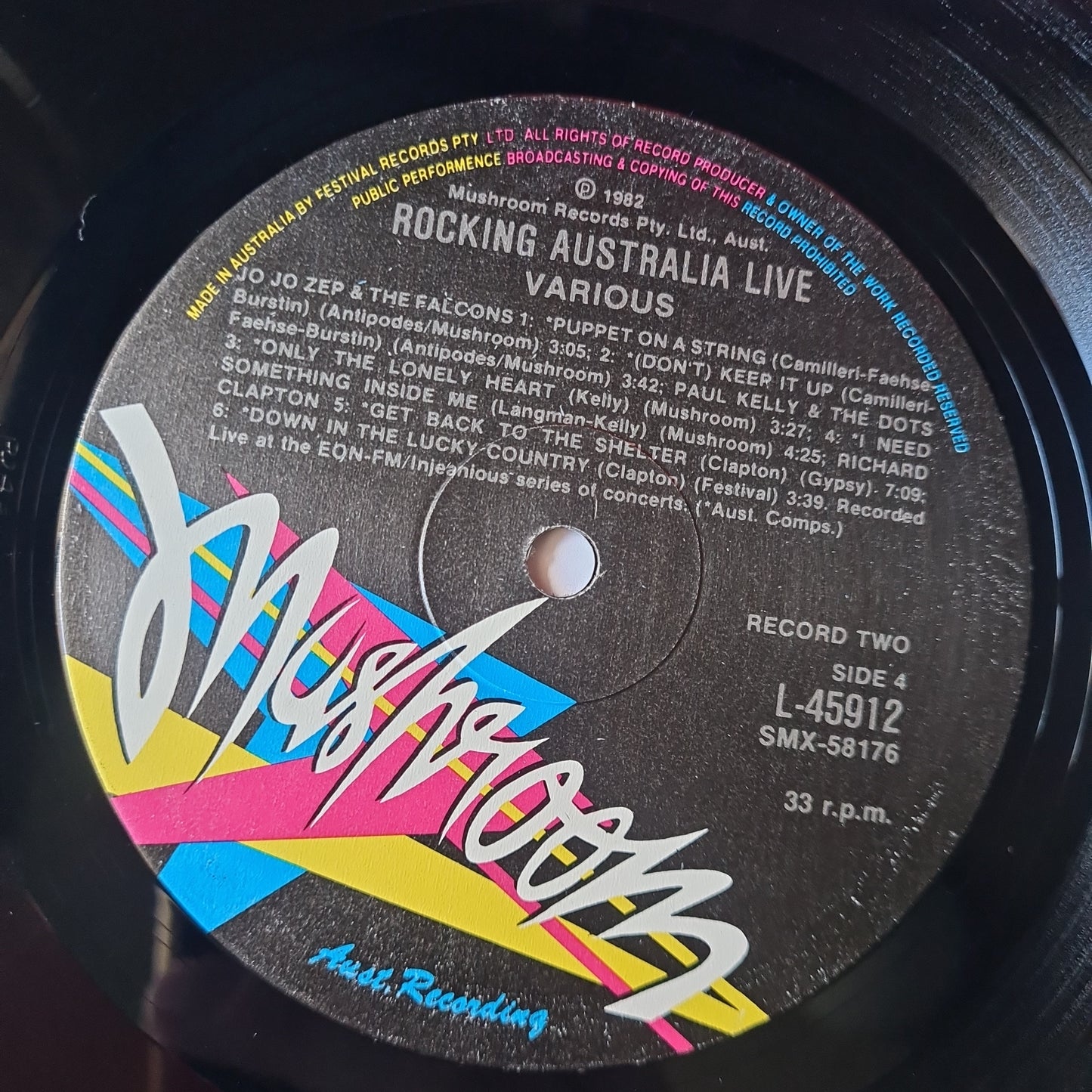 Various: Sunny Boys, Australian Crawl, Men At Work, Richard Clapton, etc – Rocking Australia Live - 1982 (2LPGatefold) - Vinyl Record - Vinyl Record