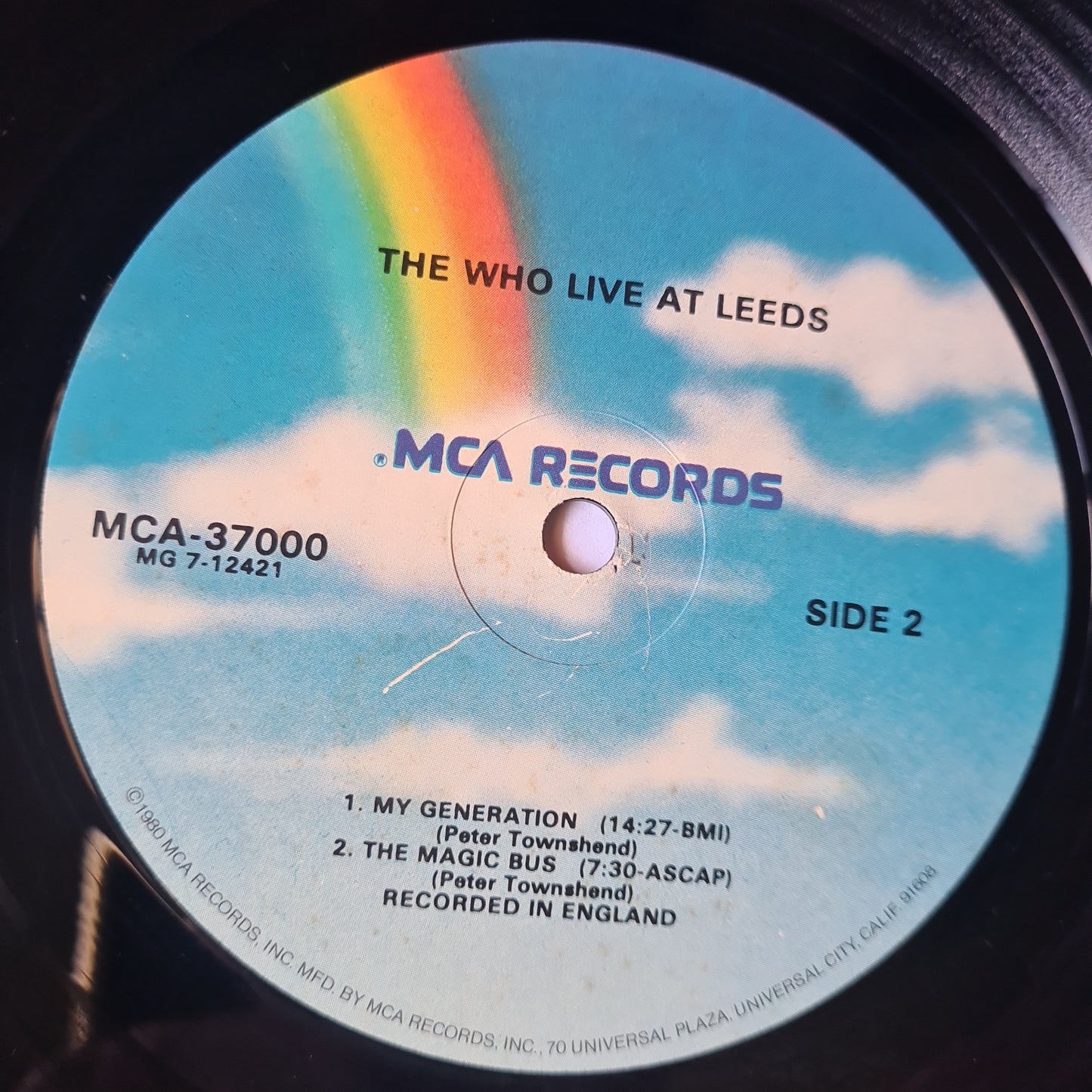 The Who – Live At Leeds - 1970 (1980 USA Pressing) - Vinyl Record