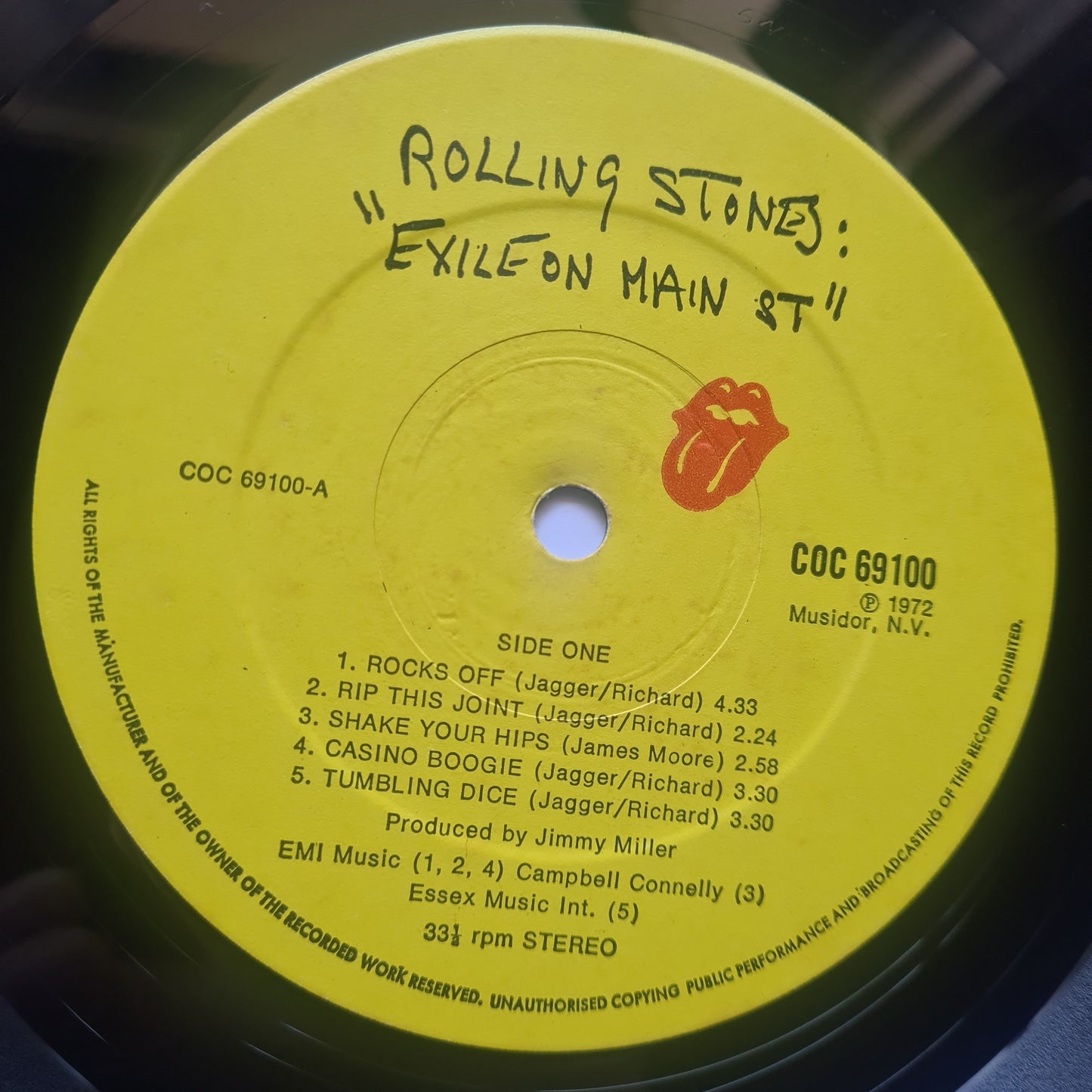 The Rolling Stones – Exile On Main ST - 1972 (Gatefold 2LP) - Vinyl Record