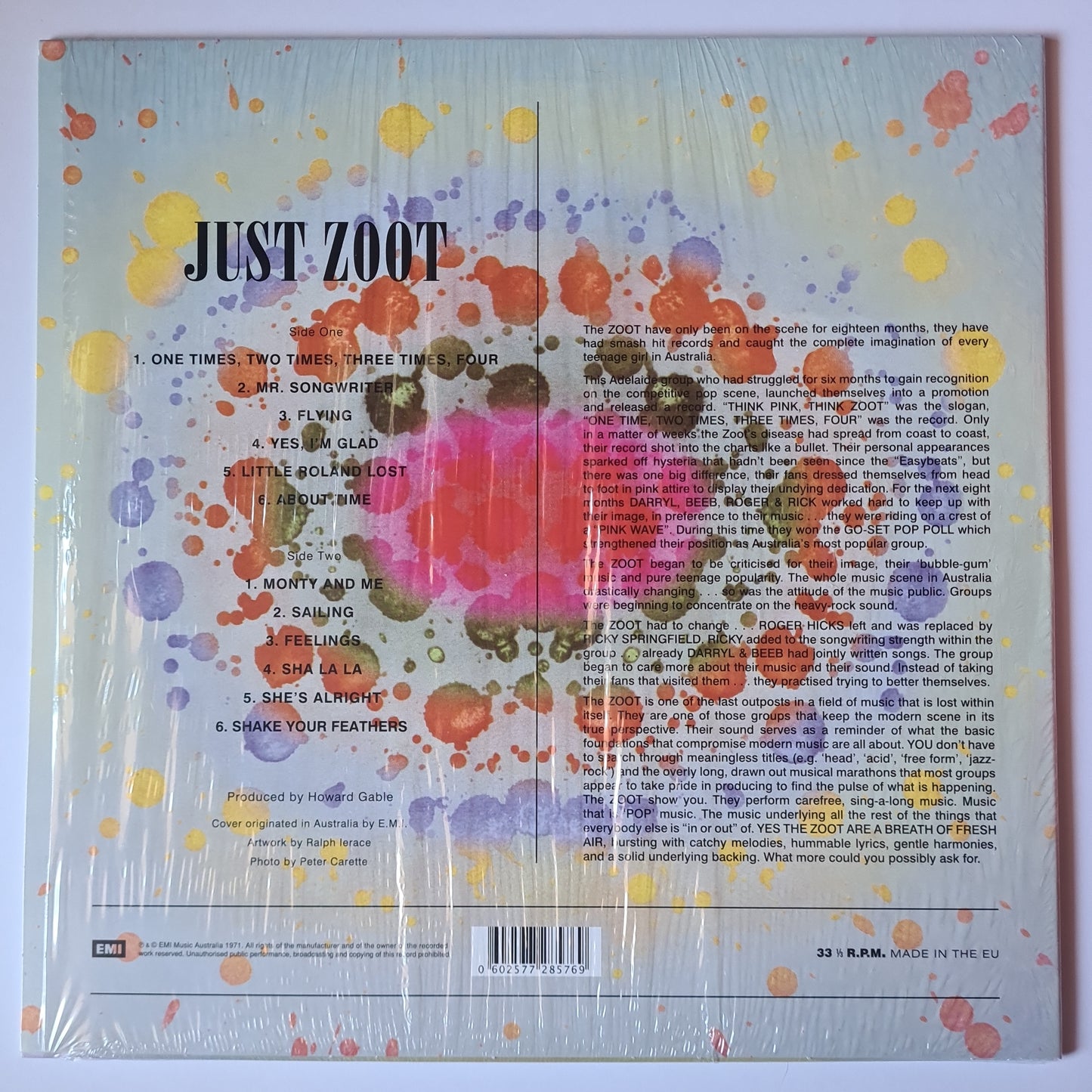 ZOOT – Just Zoot - 1971 (2019 Repress 180g Pink Vinyl) - Vinyl Record