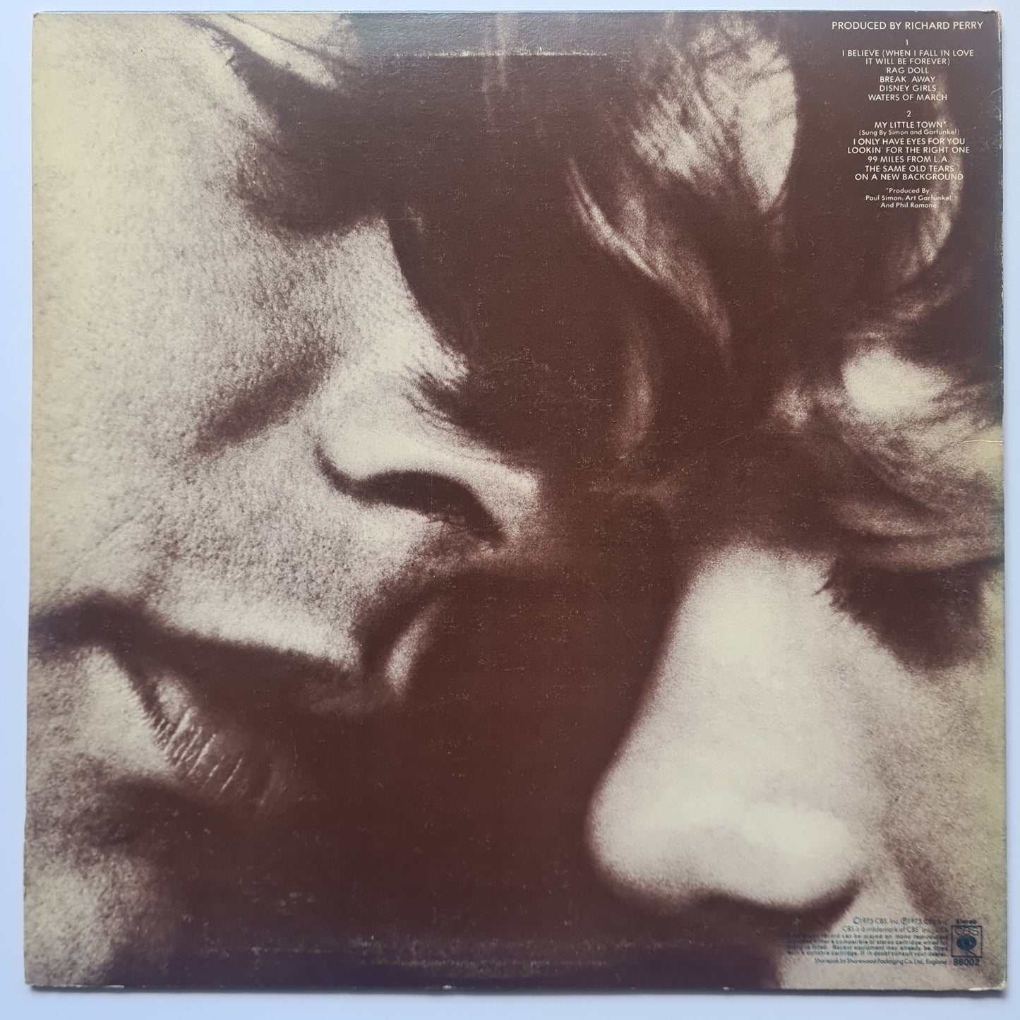 Art Garfunkel – Breakaway - 1975 - Vinyl Record