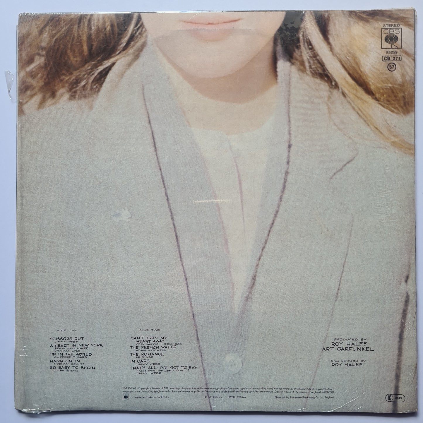 Art Garfunkel – Scissors Cut - 1981 - Vinyl Record