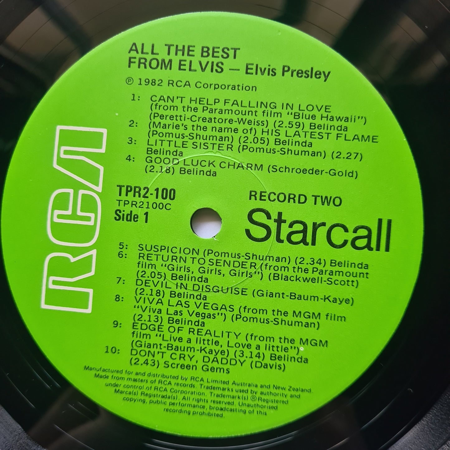 Elvis Presley – All the Best - 1982 (2LP Gatefold) - Vinyl Record