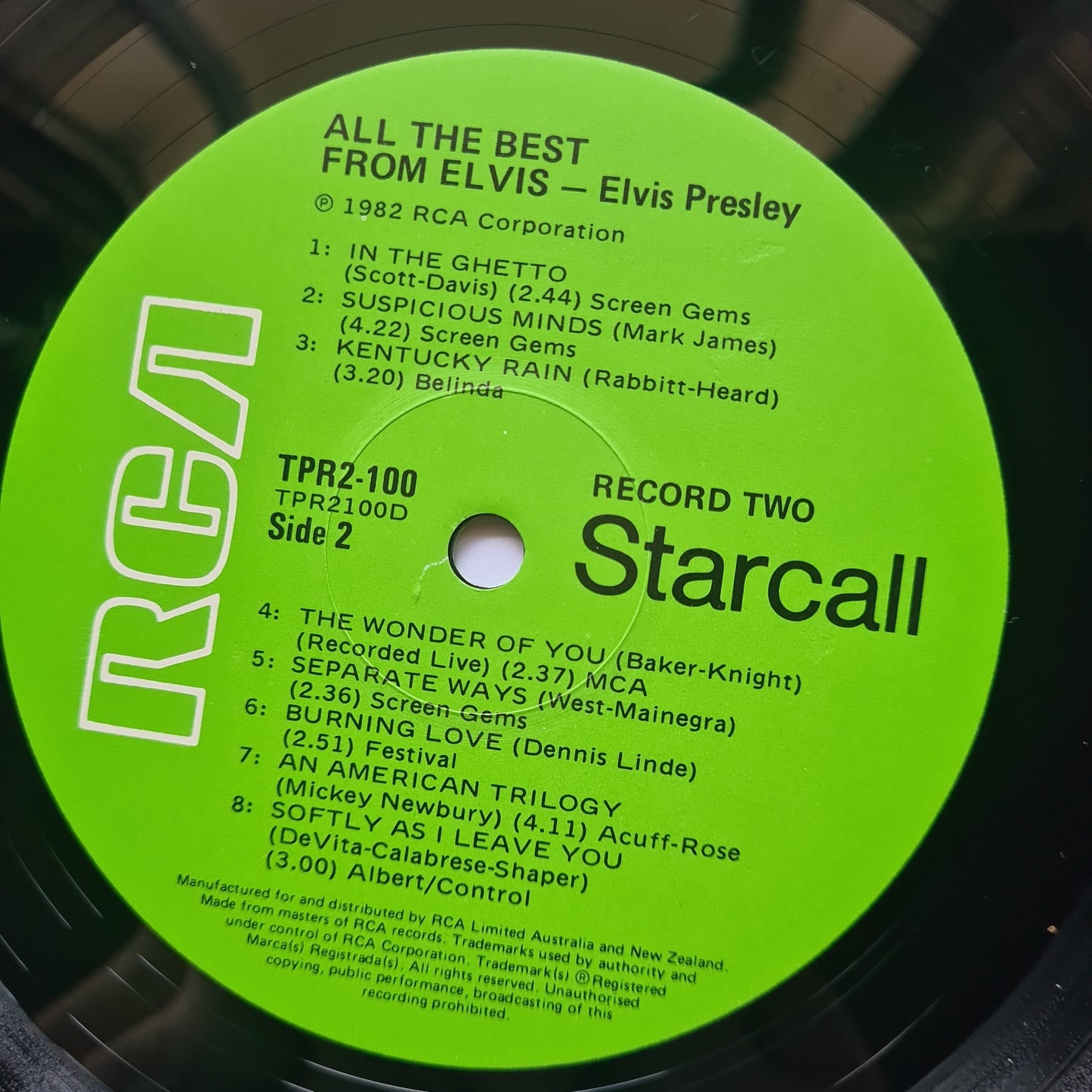 Elvis Presley – All the Best - 1982 (2LP Gatefold) - Vinyl Record