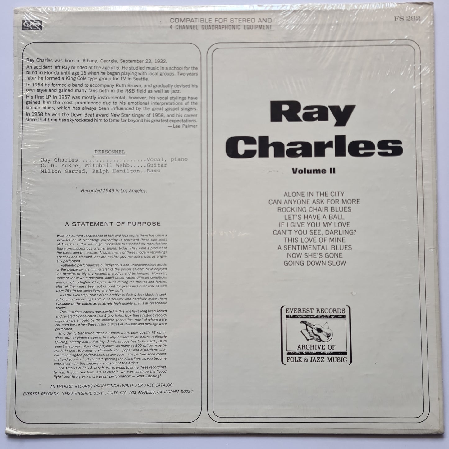 Ray Charles – Ray Charles Volume 2 - 1974